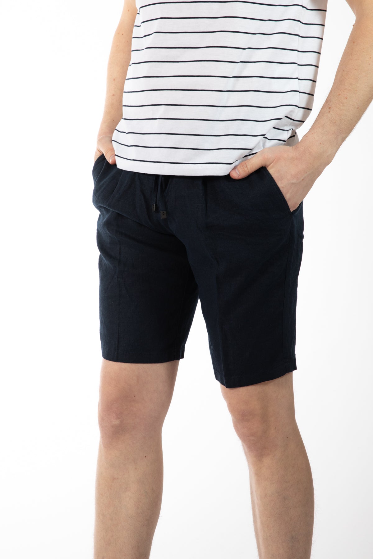 PANTALONI SLIM FIT D'S DAMAT  - Bleumarin