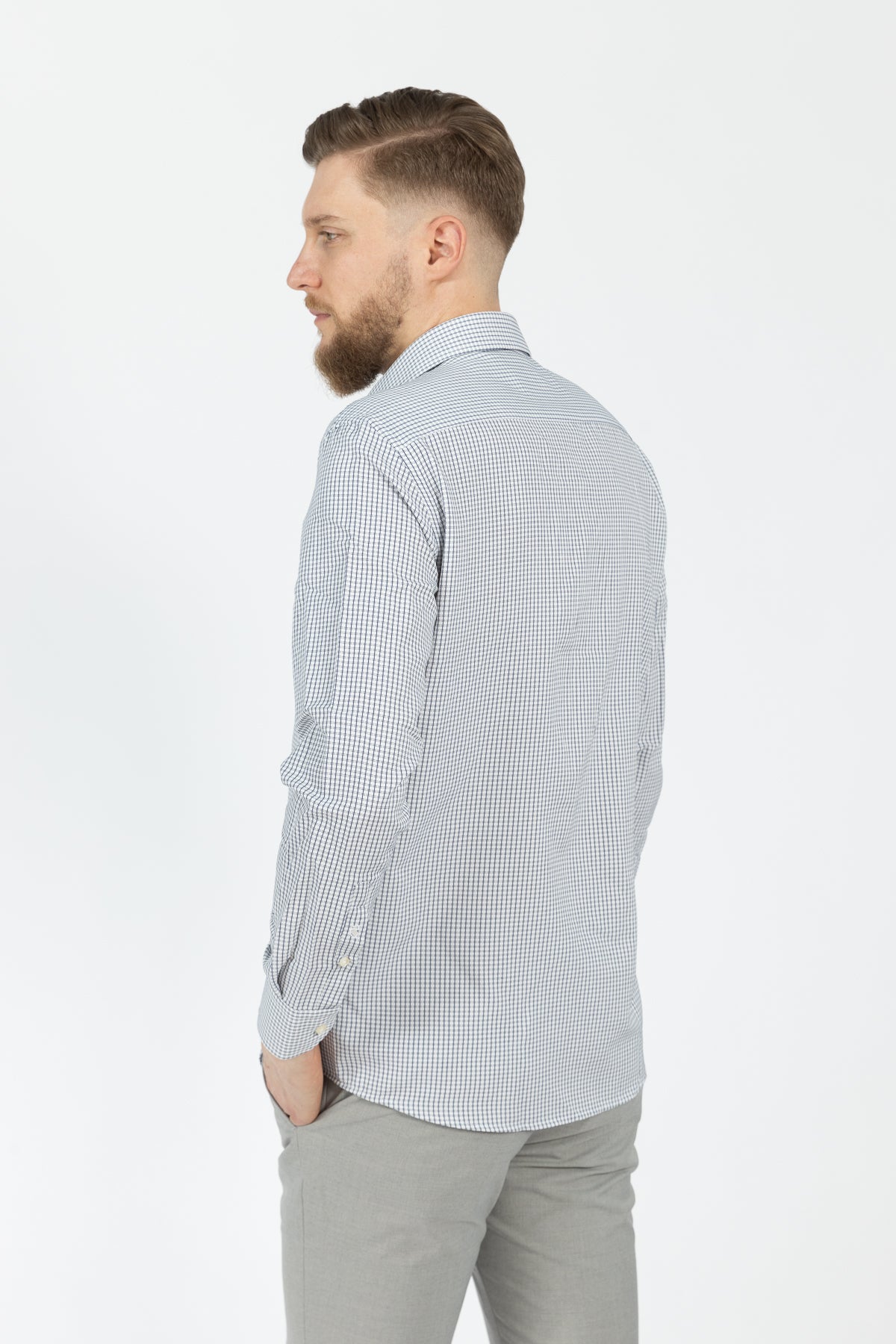 CAMASA REGULAR FIT D'S DAMAT  - Bleumarin