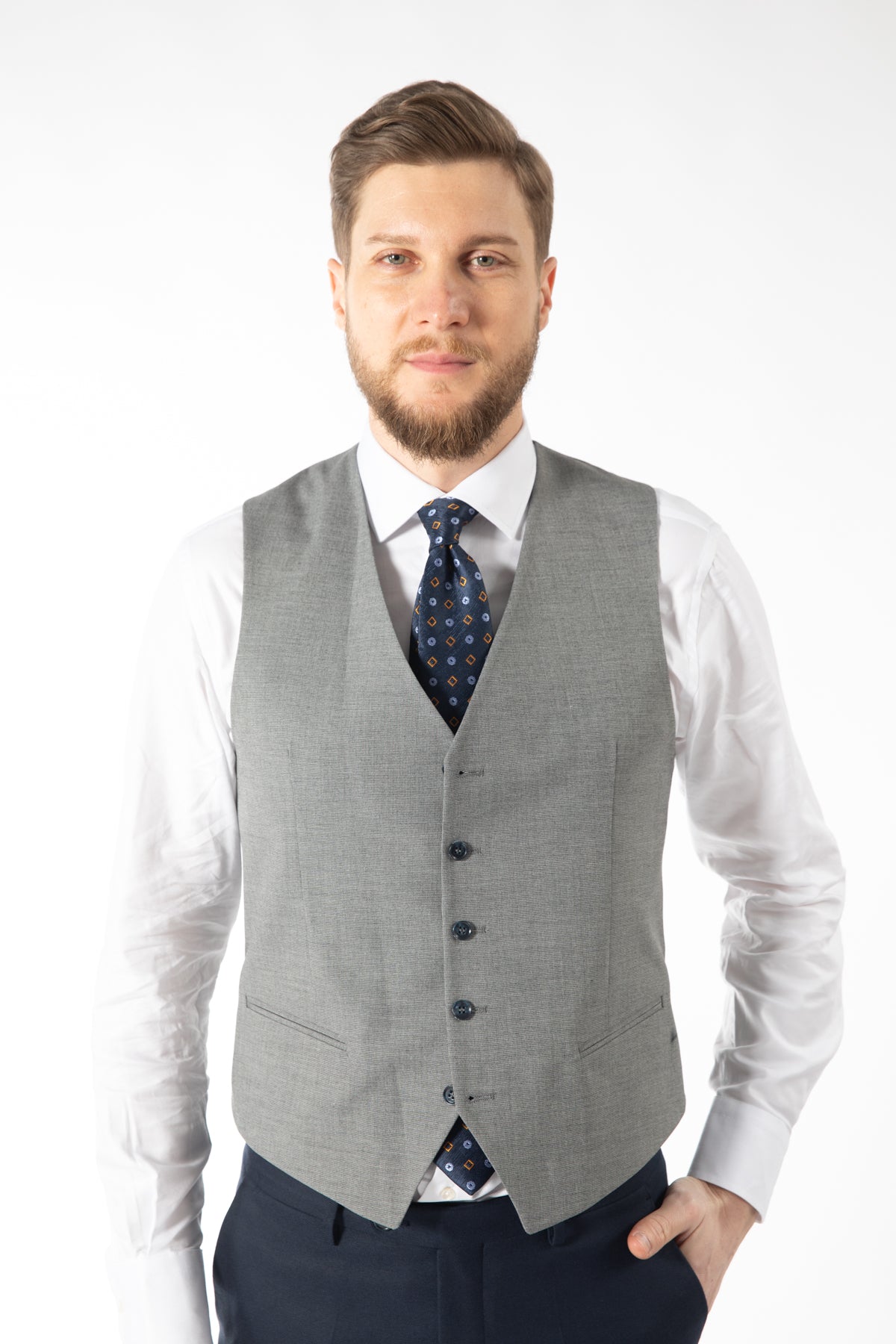 COSTUM SLIM FIT D'S DAMAT  - Bleumarin