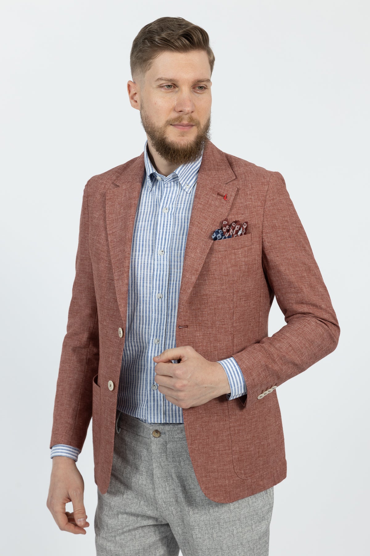 SACOU REGULAR D'S DAMAT  - Cărămiziu