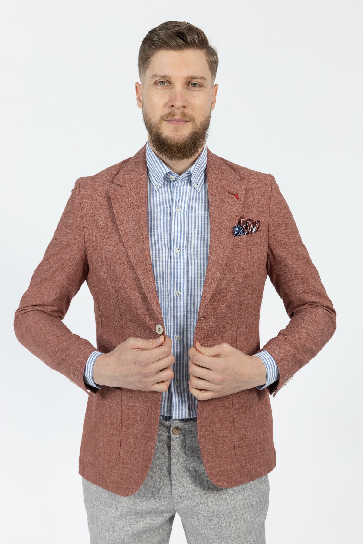 SACOU REGULAR D'S DAMAT  - Cărămiziu
