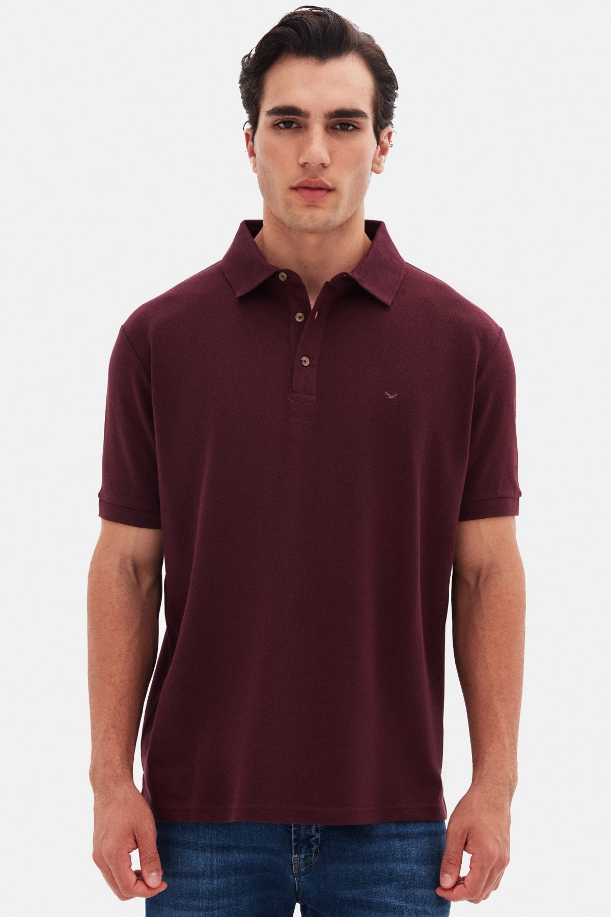 TRICOU REGULAR FIT D'S DAMAT  - Vișiniu