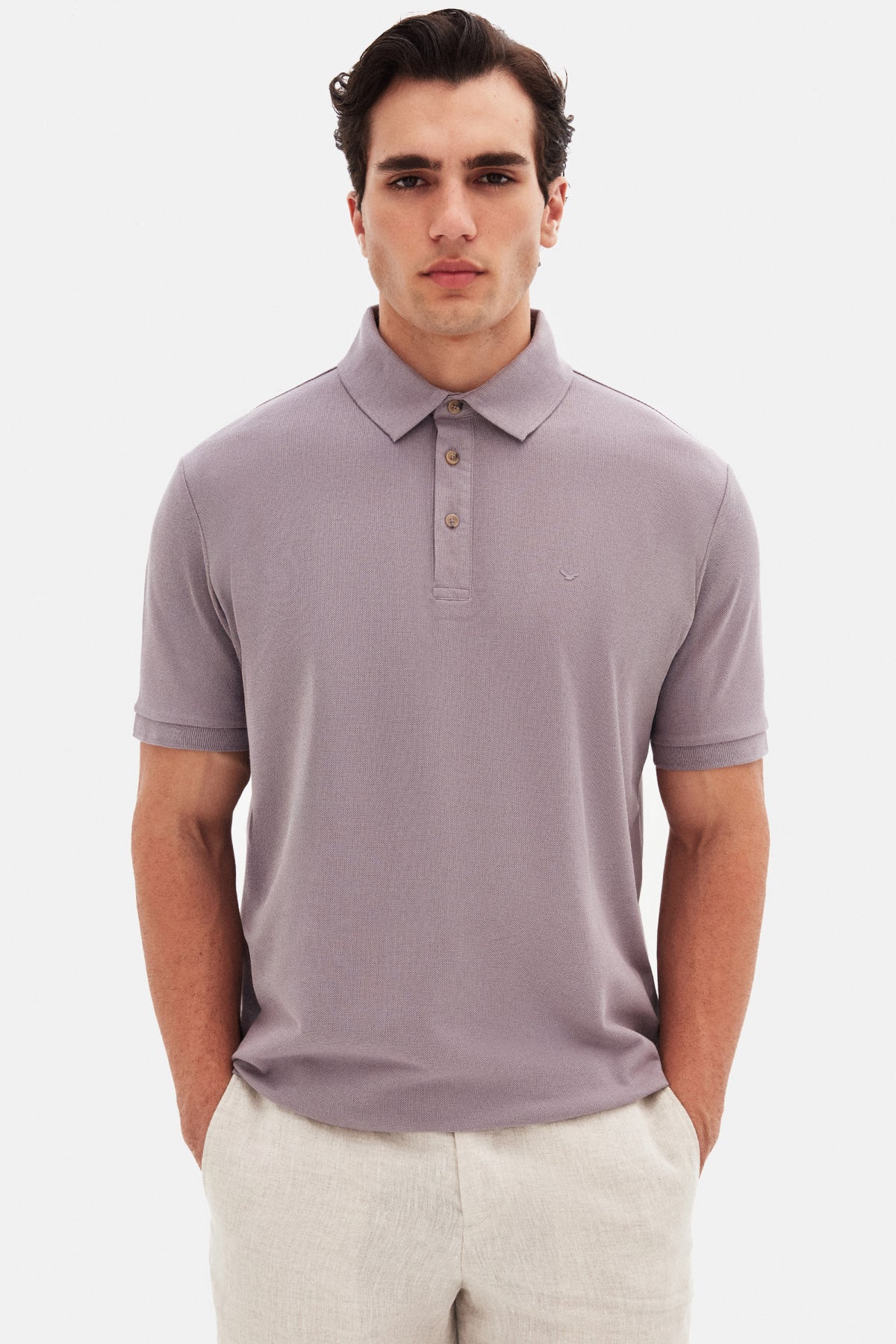 TRICOU REGULAR FIT D'S DAMAT  - Sorbet