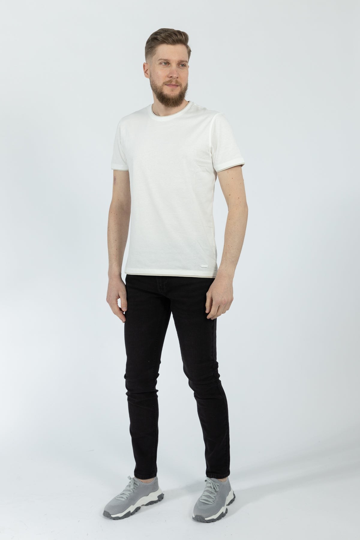 TRICOU REGULAR FIT D'S DAMAT  - Piatră