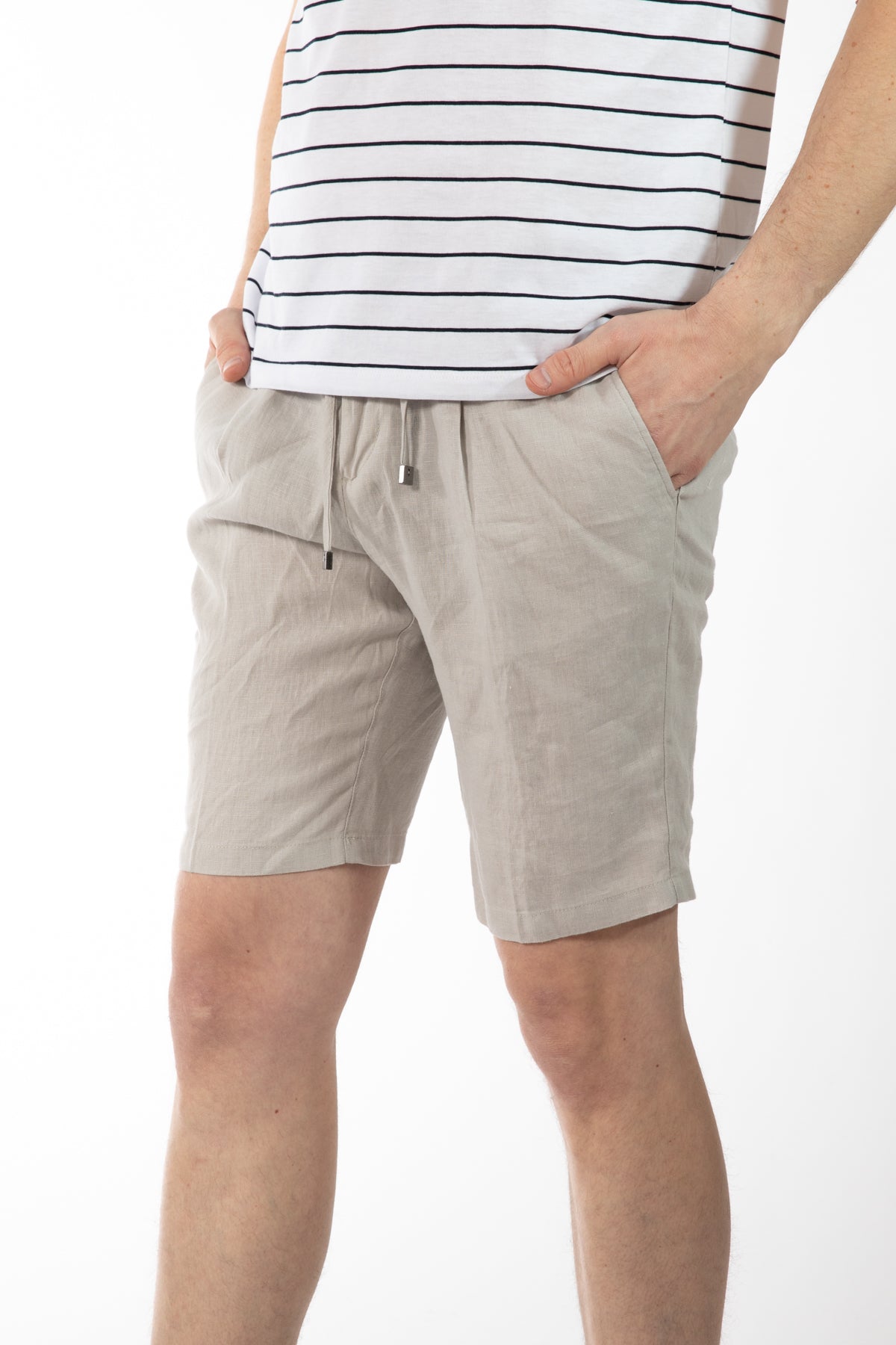 PANTALONI SLIM FIT D'S DAMAT  - Piatră