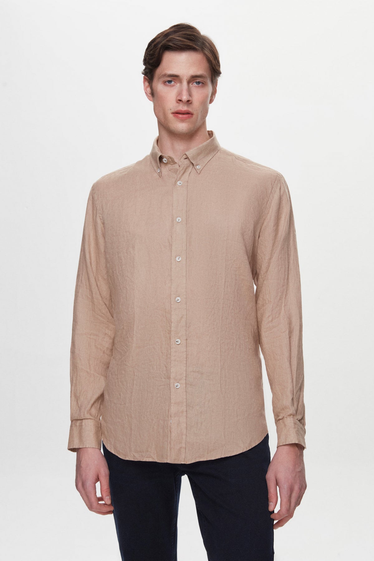 CAMASA REGULAR FIT D'S DAMAT  - Bej