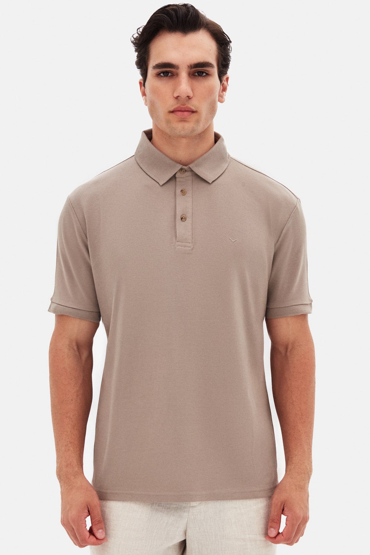 TRICOU REGULAR FIT D'S DAMAT  - Bej