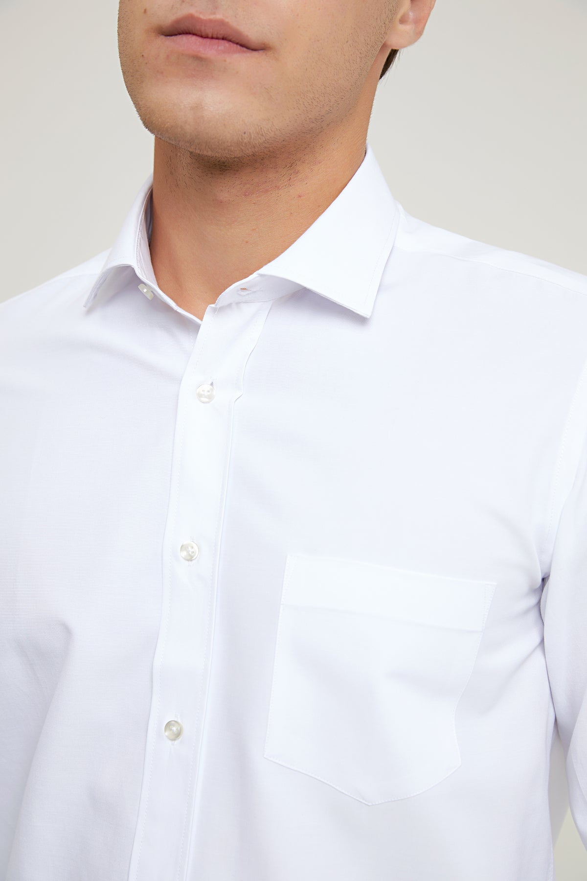 CAMASA REGULAR FIT  D'S DAMAT  - Alb