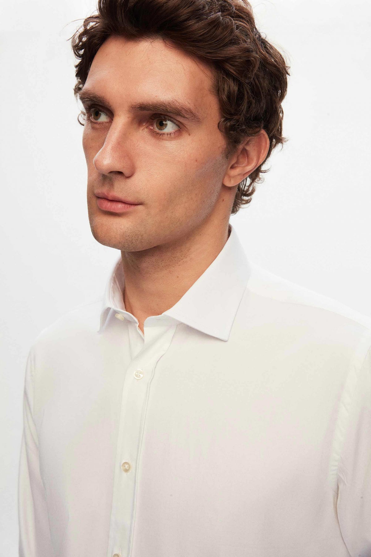 CAMASA  D'S DAMAT REGULAR FIT  - Alb