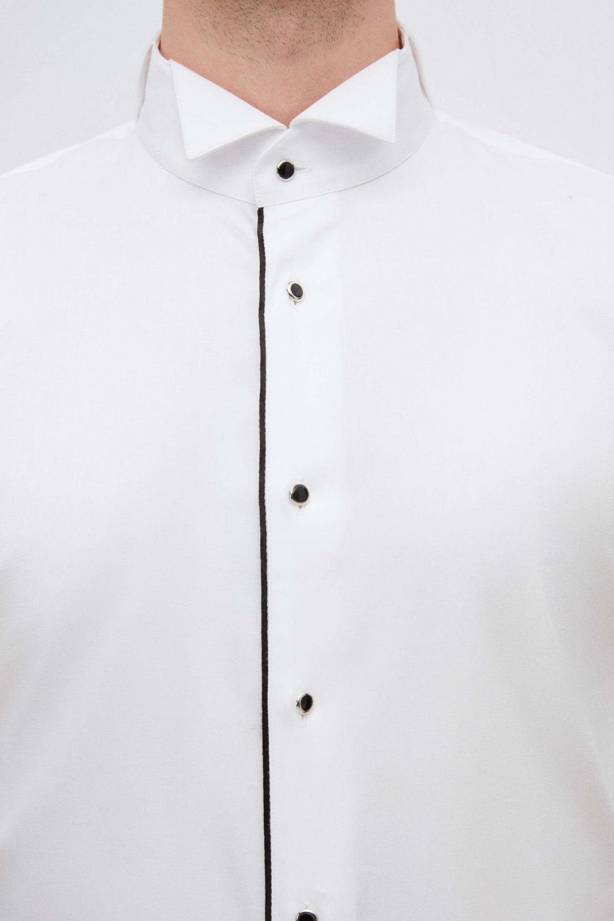 CAMASA CEREMONIE SLIM FIT D'S DAMAT  - Alb