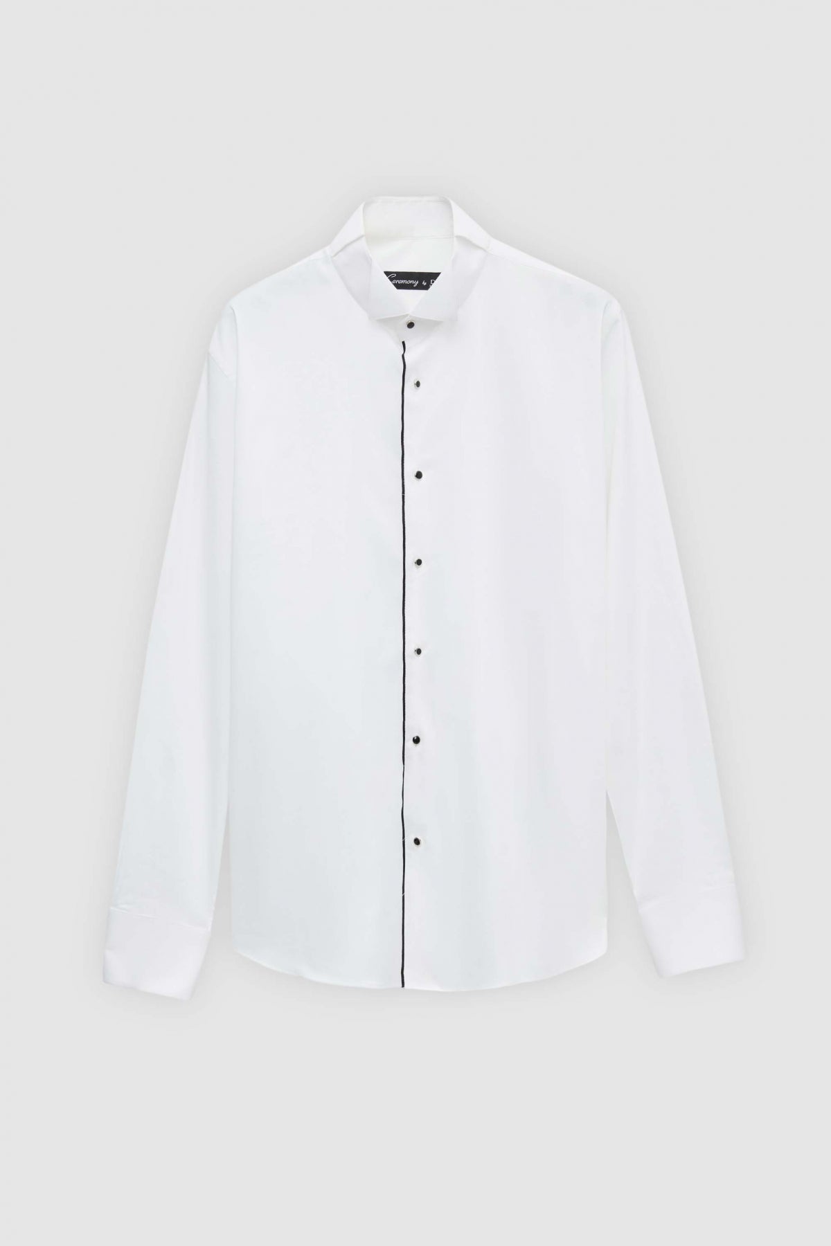 CAMASA CEREMONIE SLIM FIT D'S DAMAT  - Alb