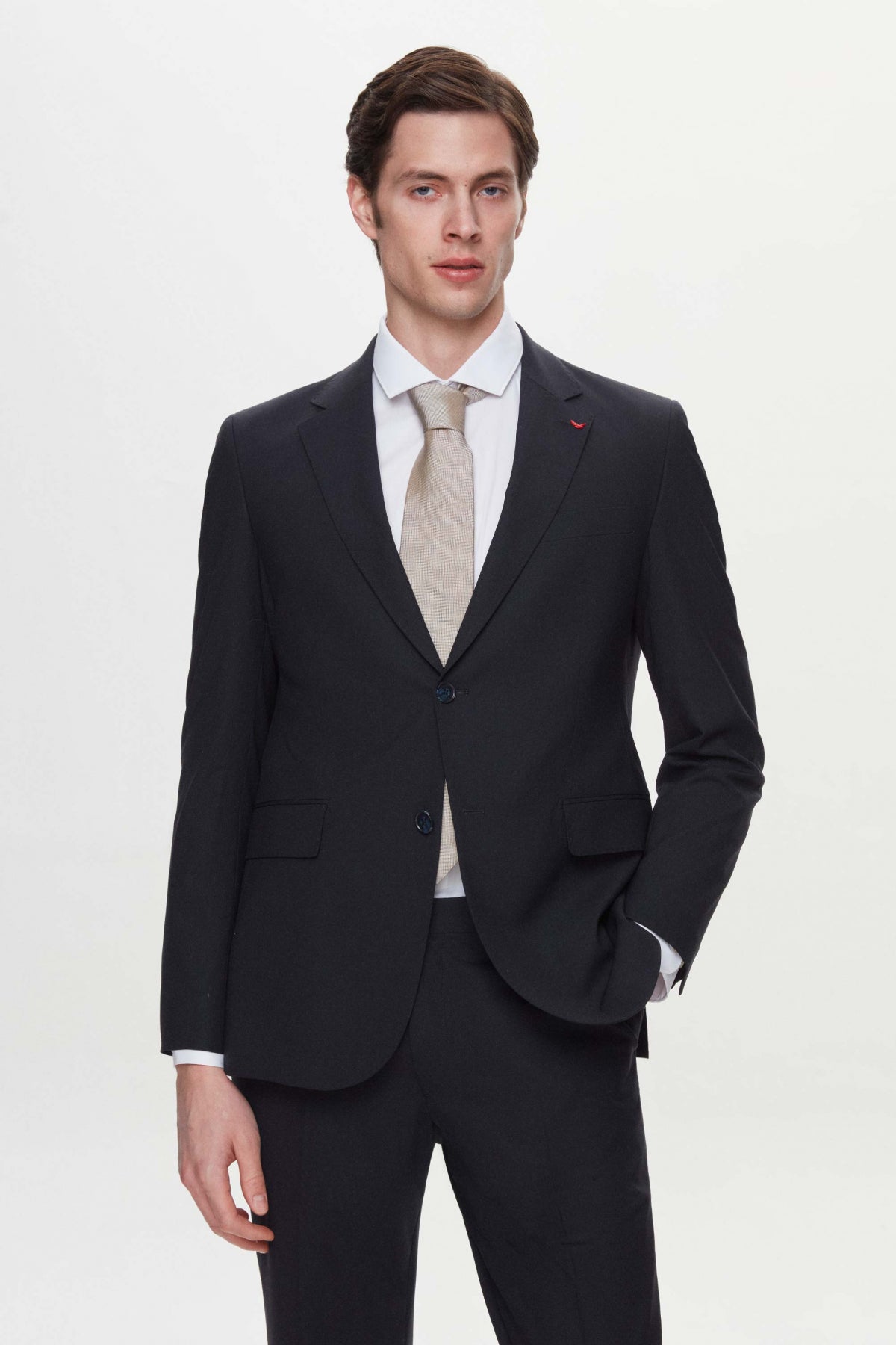 COSTUM  REGULAR FIT D'S DAMAT  - Bleumarin