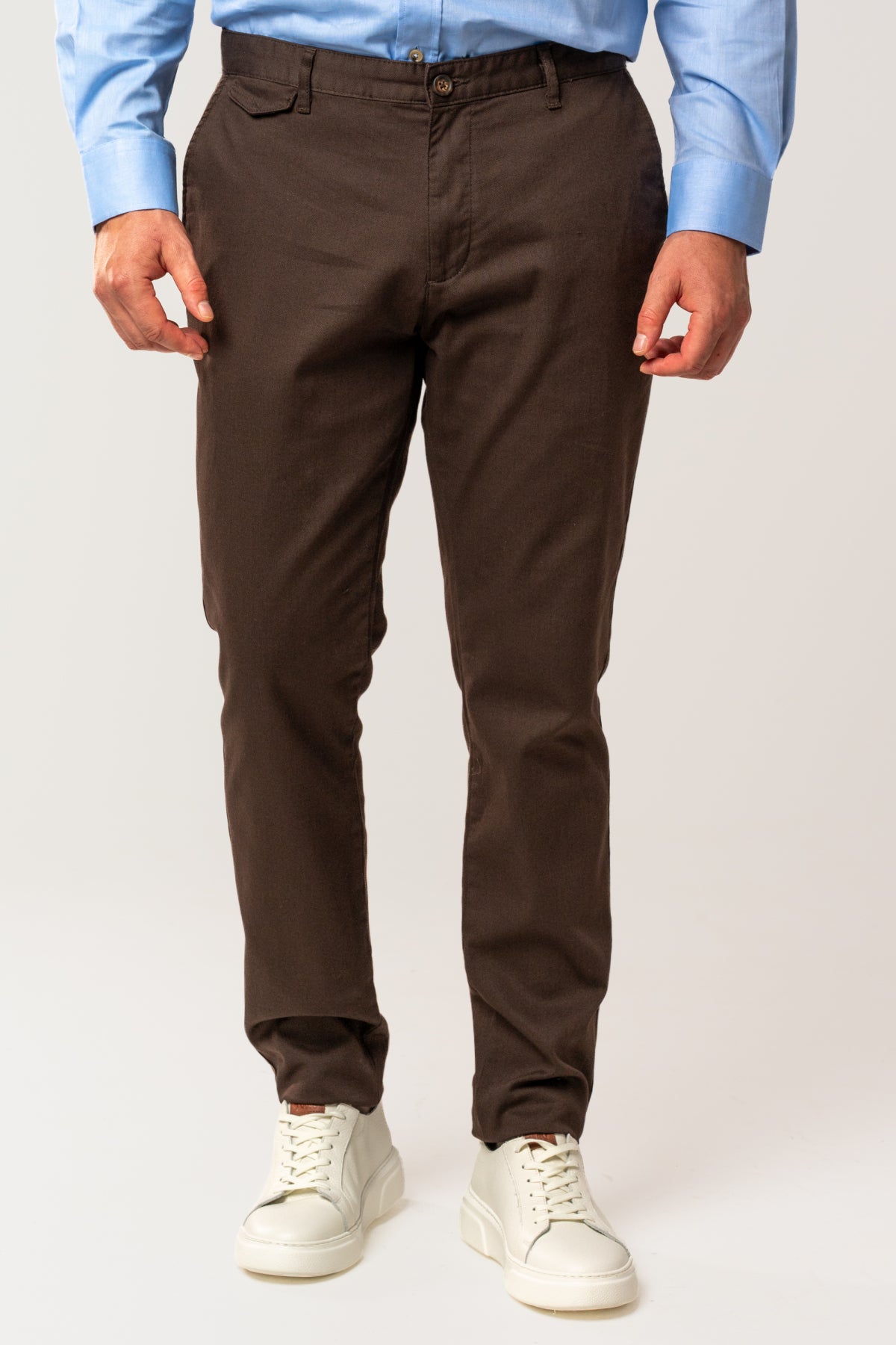 PANTALONI CHINO SLIM FIT TWN  - Maro
