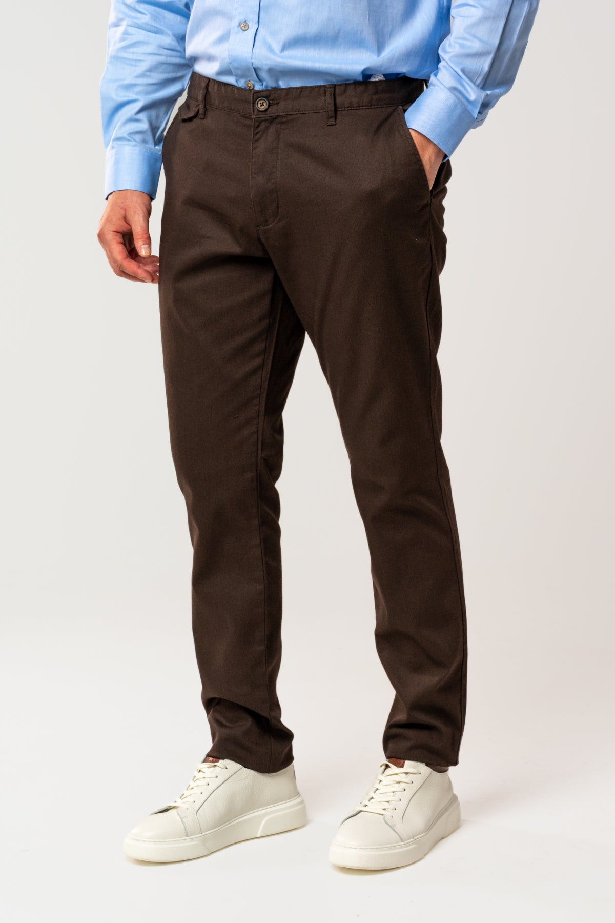 PANTALONI CHINO SLIM FIT TWN  - Maro
