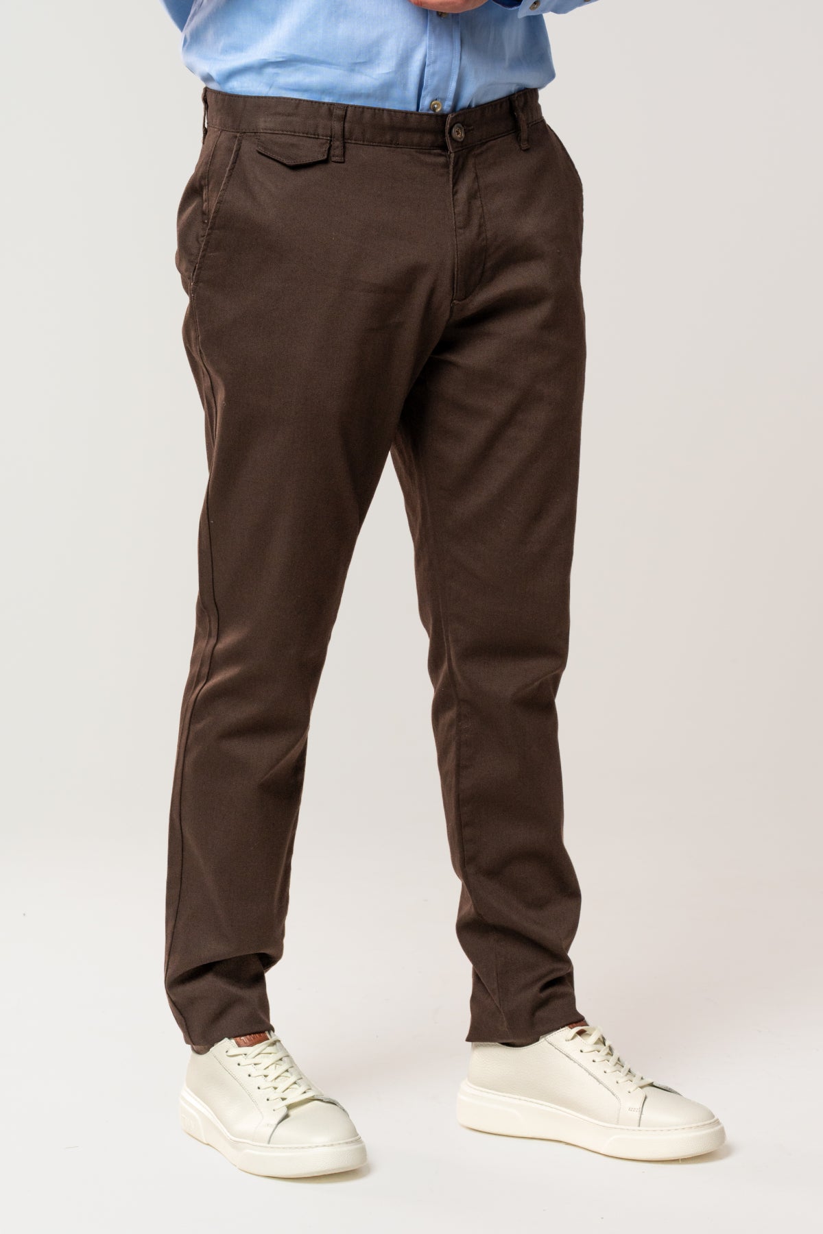 PANTALONI CHINO SLIM FIT TWN  - Maro