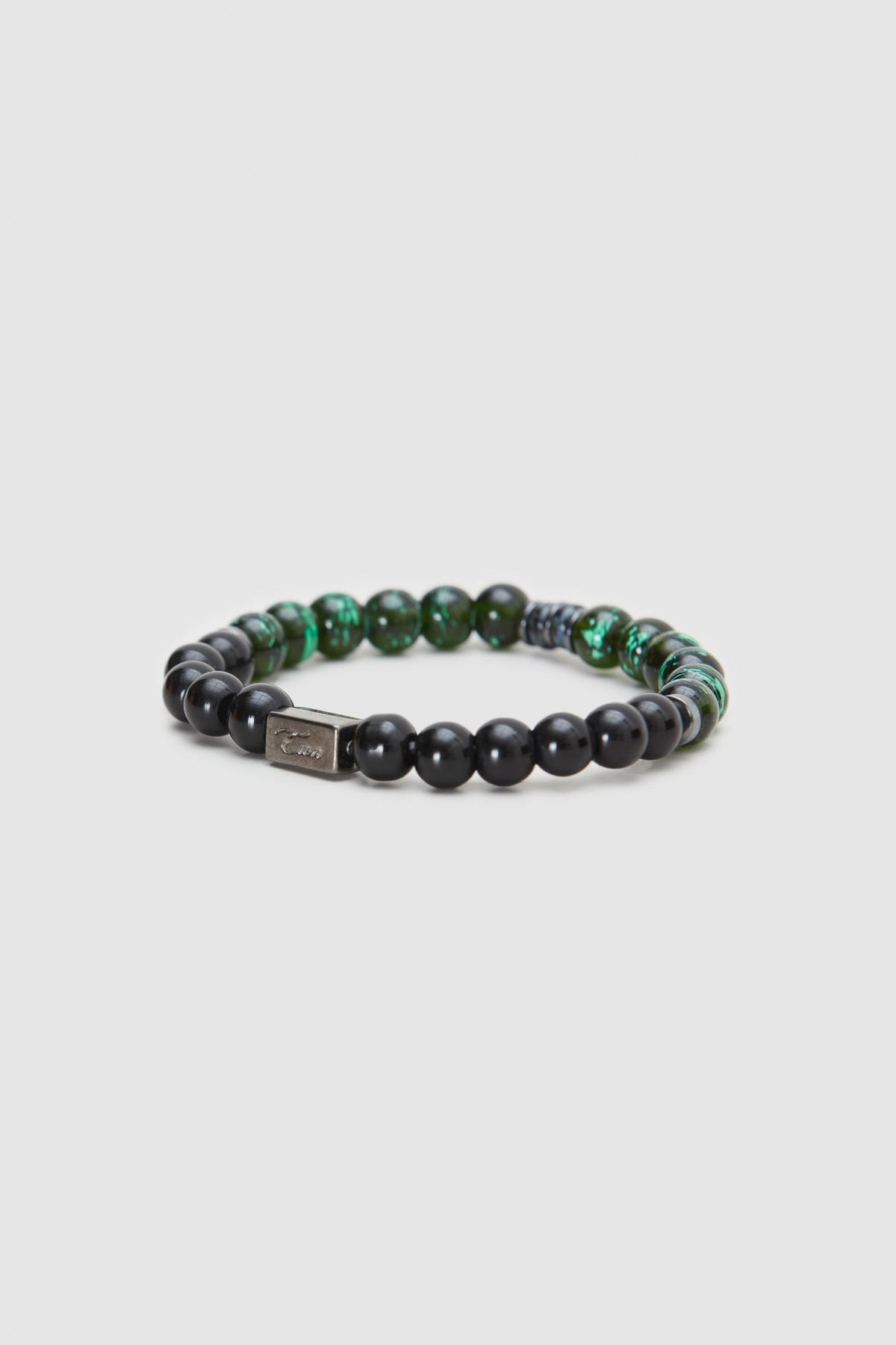BRATARA BARBATEASCA TWN  - Verde Negru Lucios