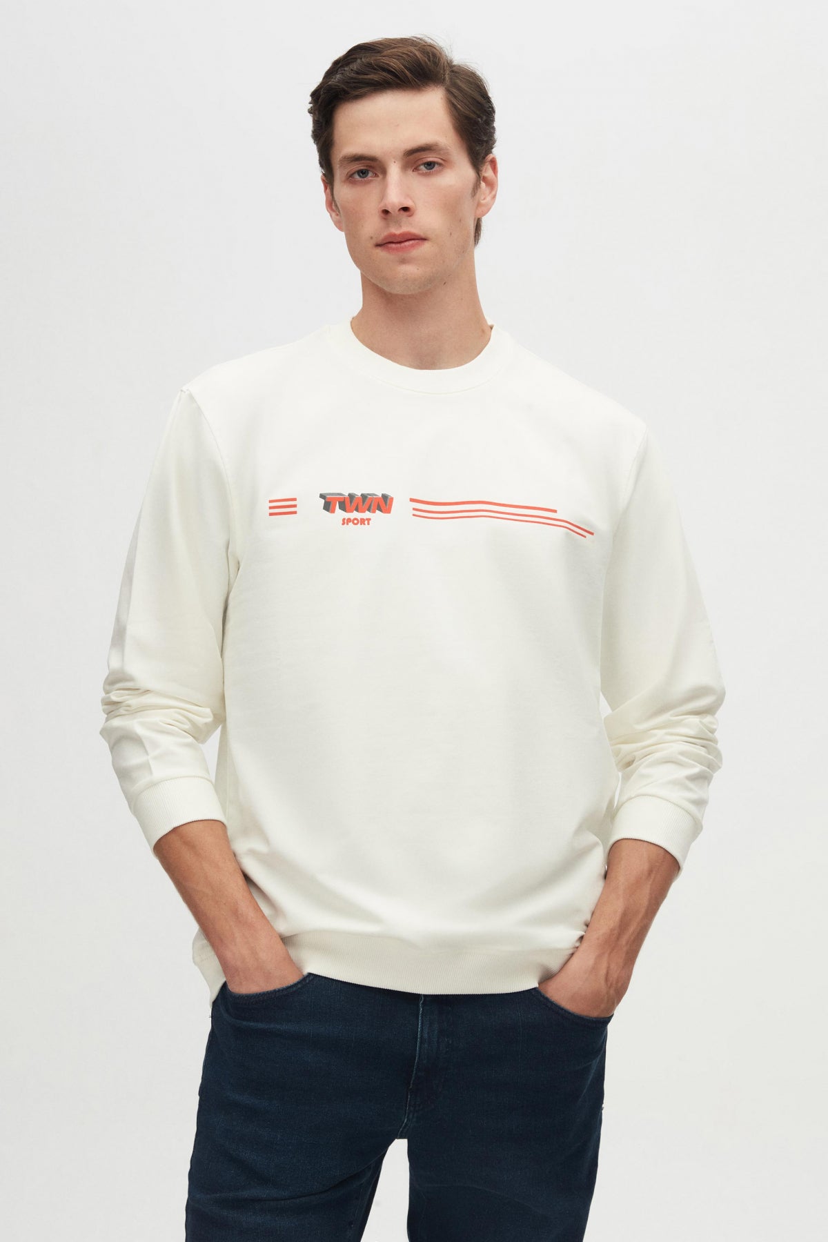 HANORAC RELAXED FIT TWN  - Ecru