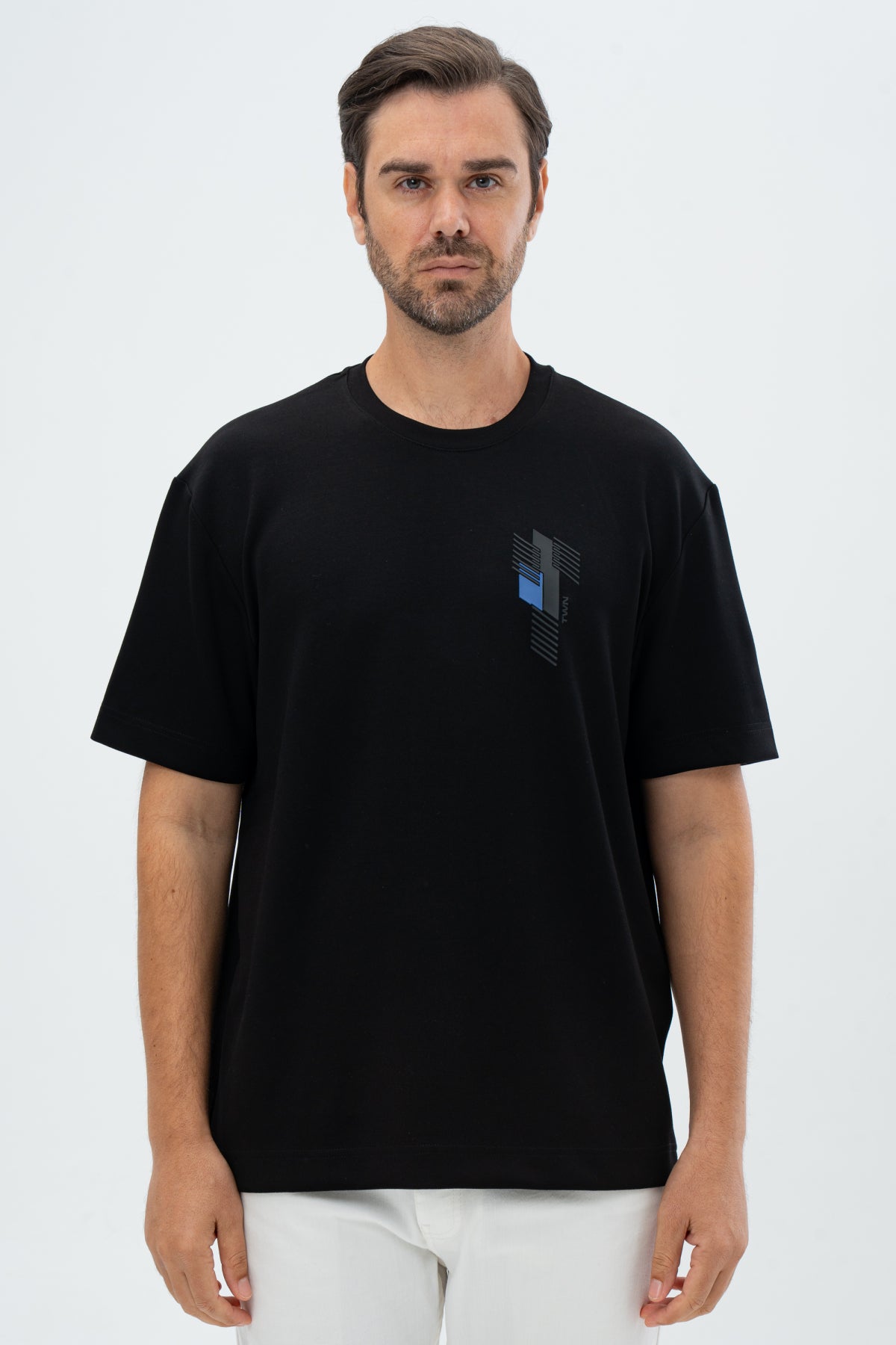 TRICOU RELAXED FIT TWN  - Negru