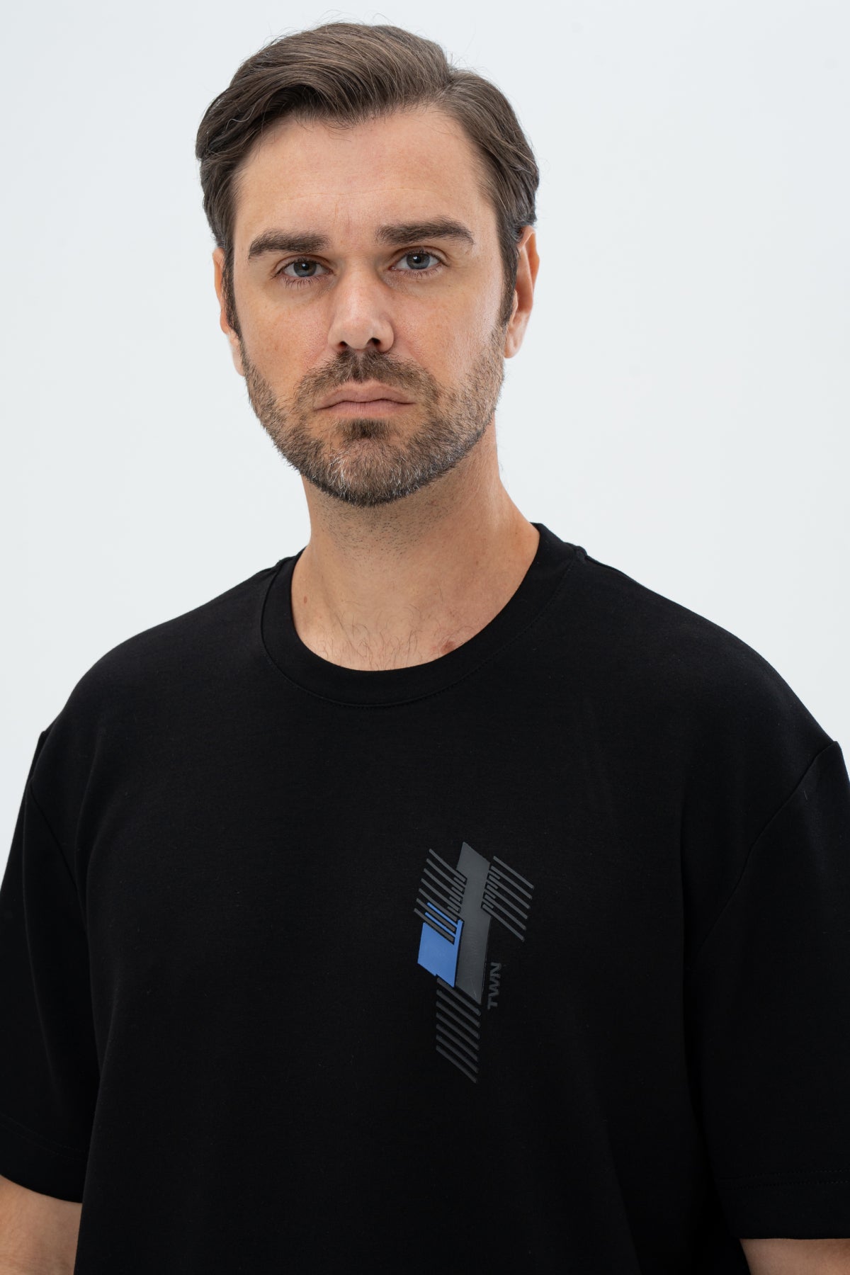 TRICOU RELAXED FIT TWN  - Negru