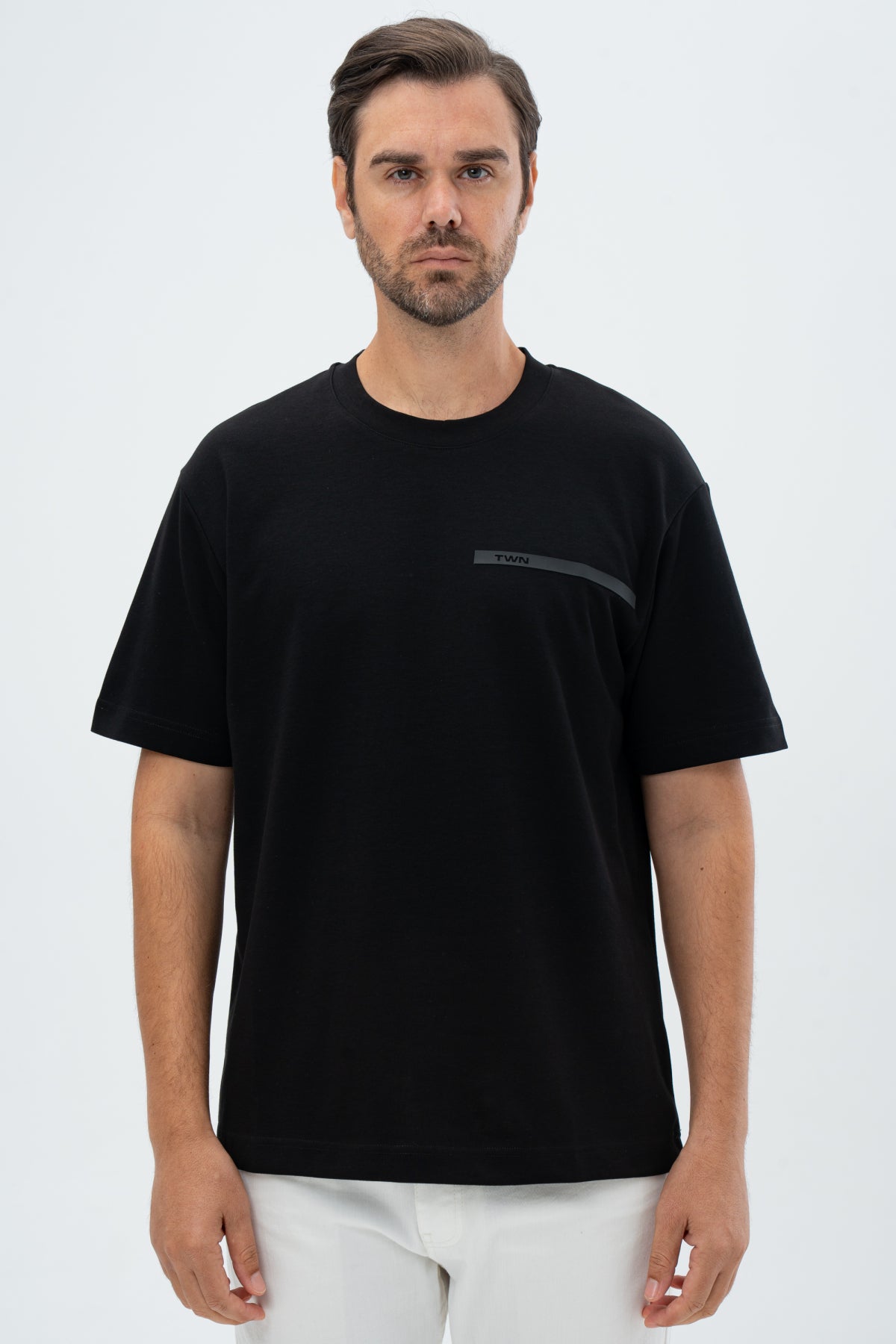TRICOU RELAXED FIT TWN  - Negru