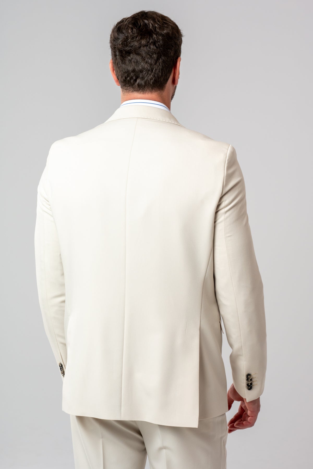 COSTUM SLIM FIT TWN  - Bej