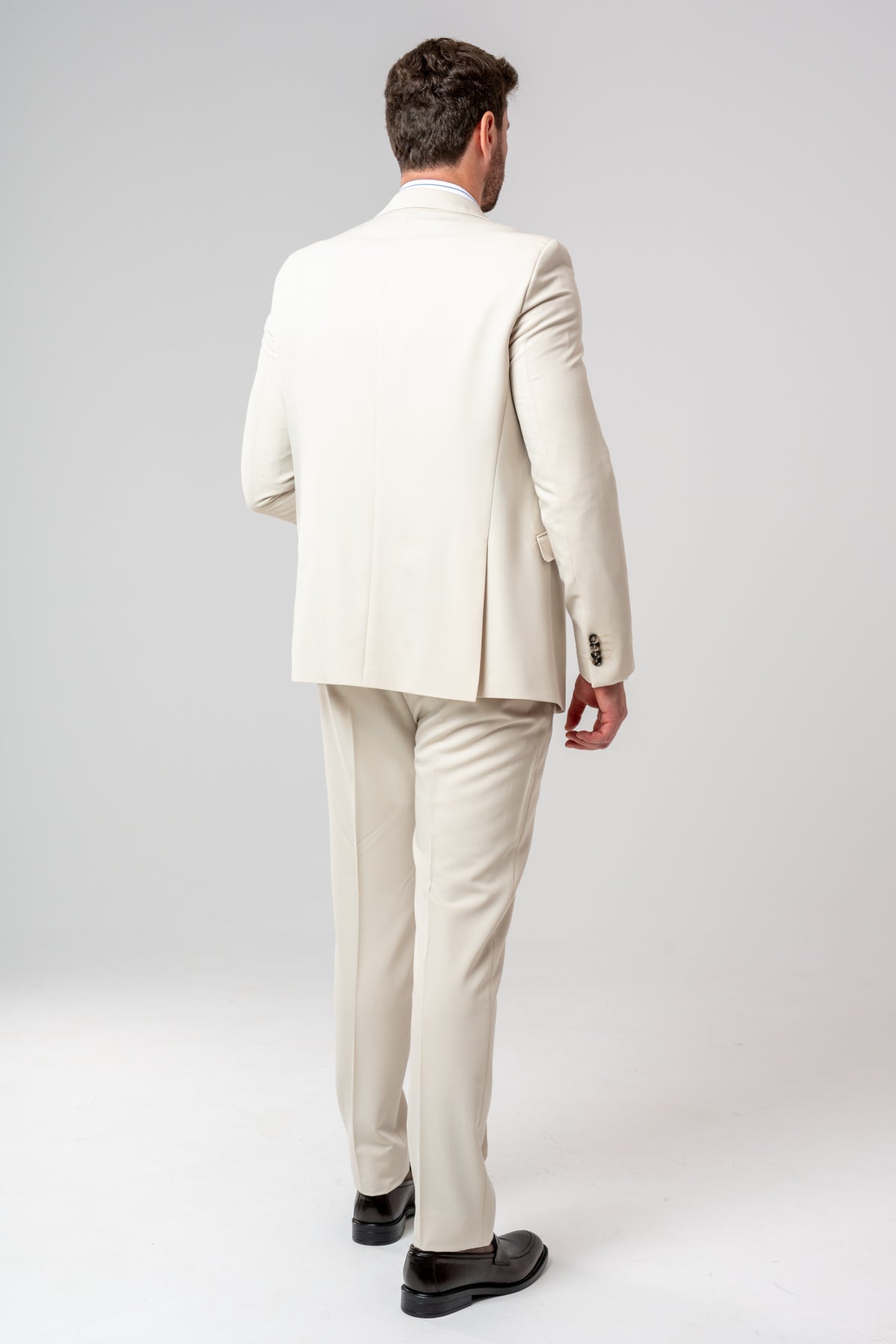 COSTUM SLIM FIT TWN  - Bej