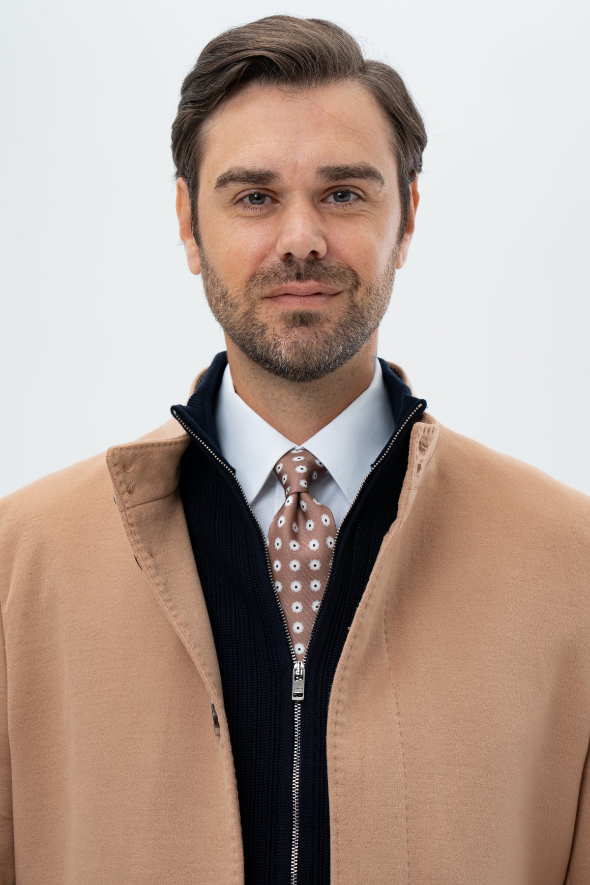 PALTON SLIM FIT TWN  - Camel