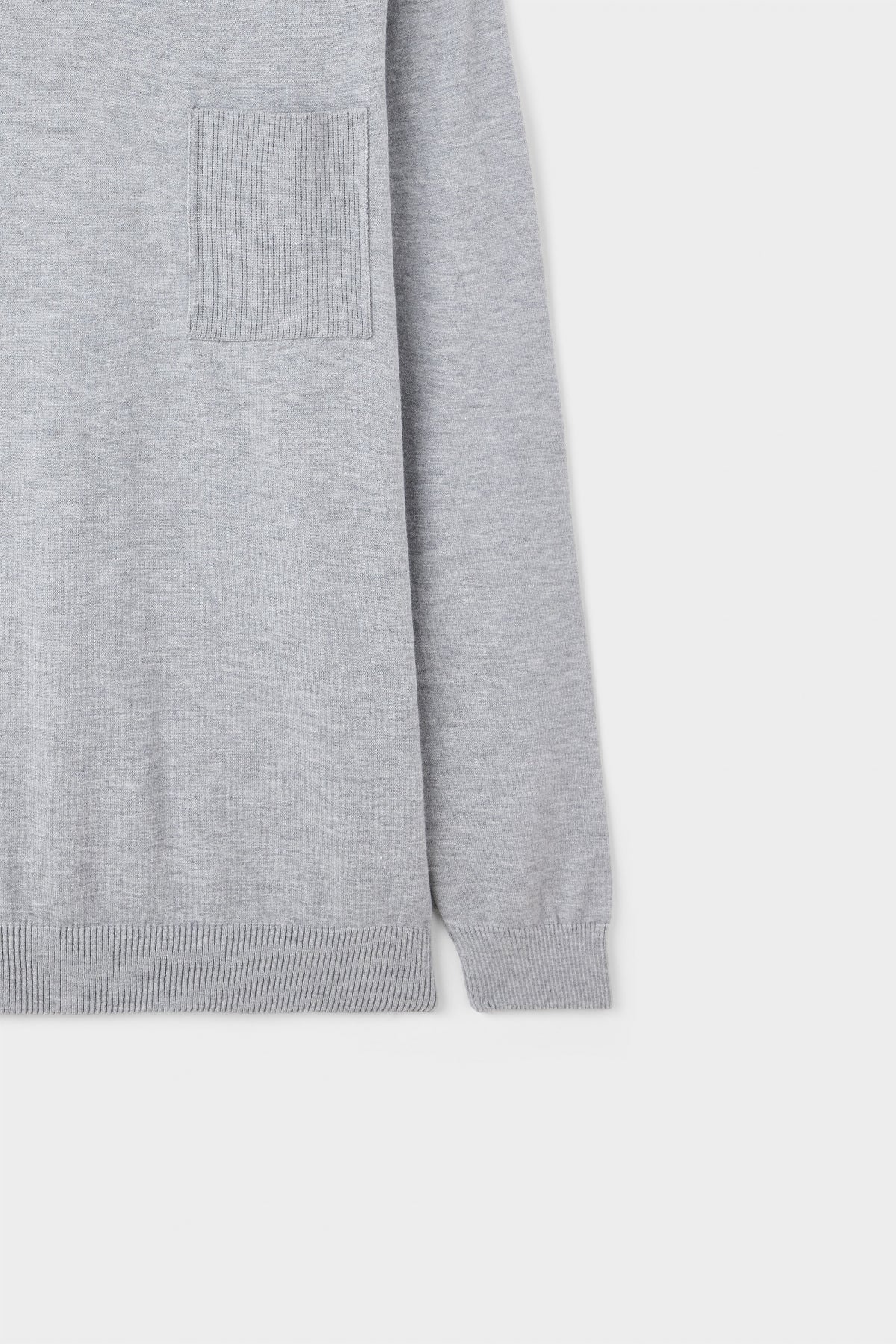 PULOVER SLIM FIT TWN  - Gri