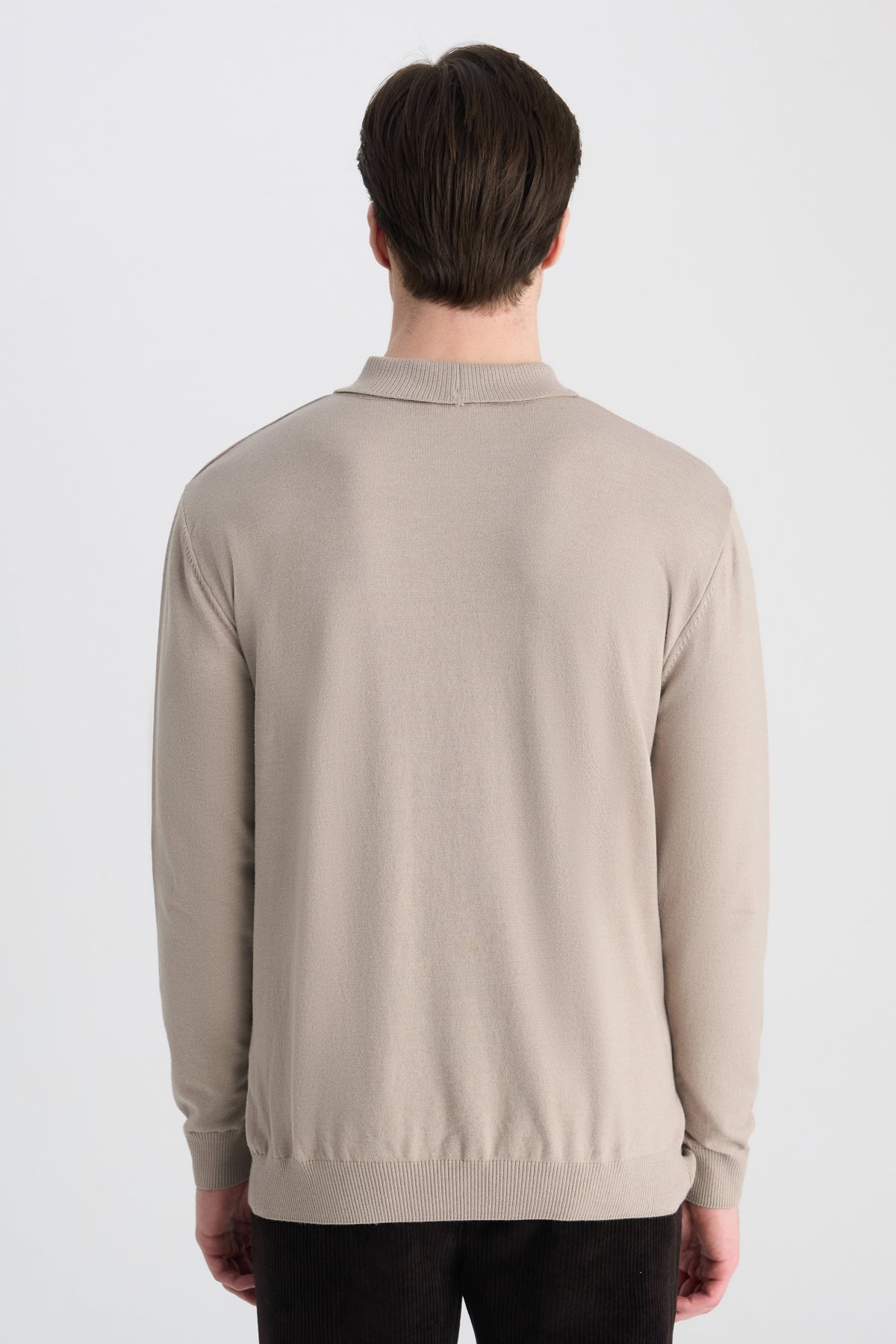 PULOVER SLIM FIT TWN  - Bej