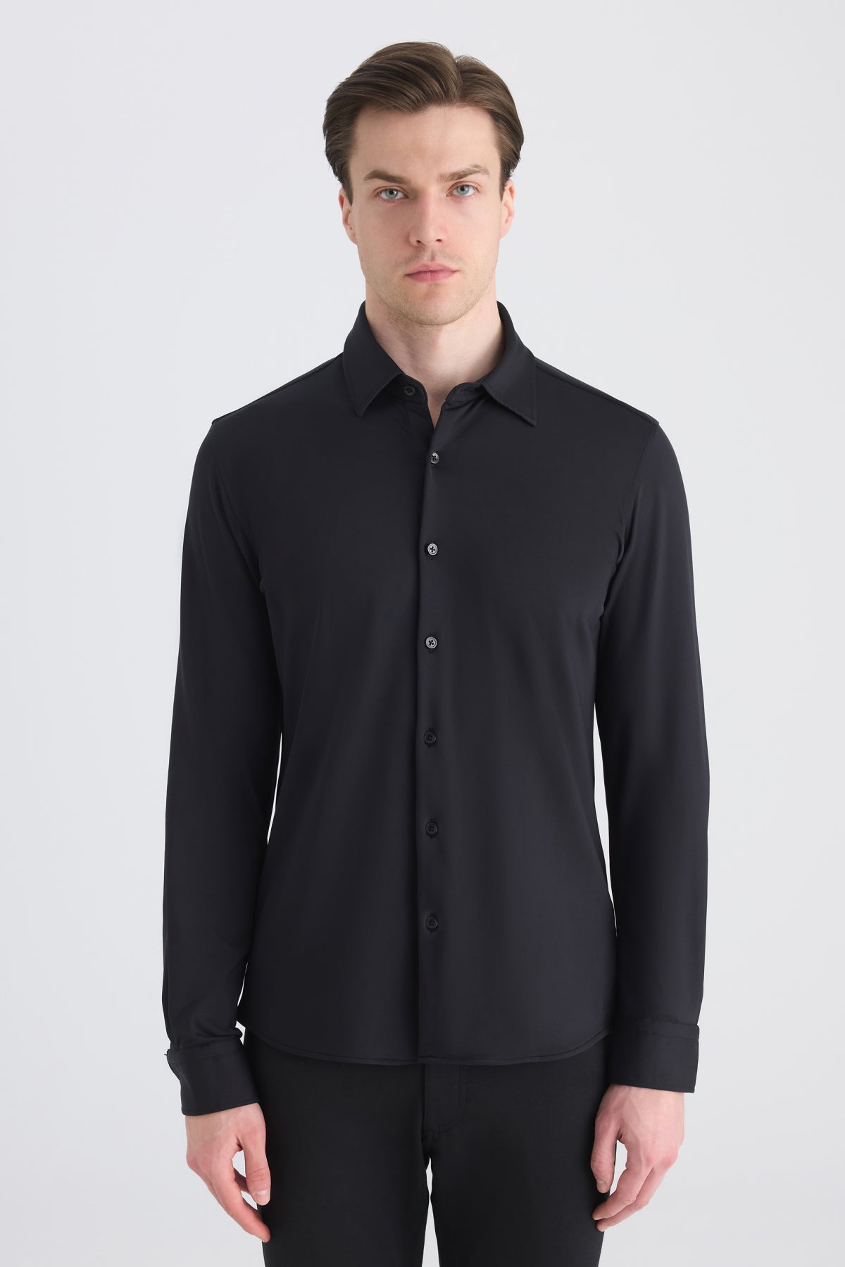 CAMASA SLIM FIT TWN  - Negru