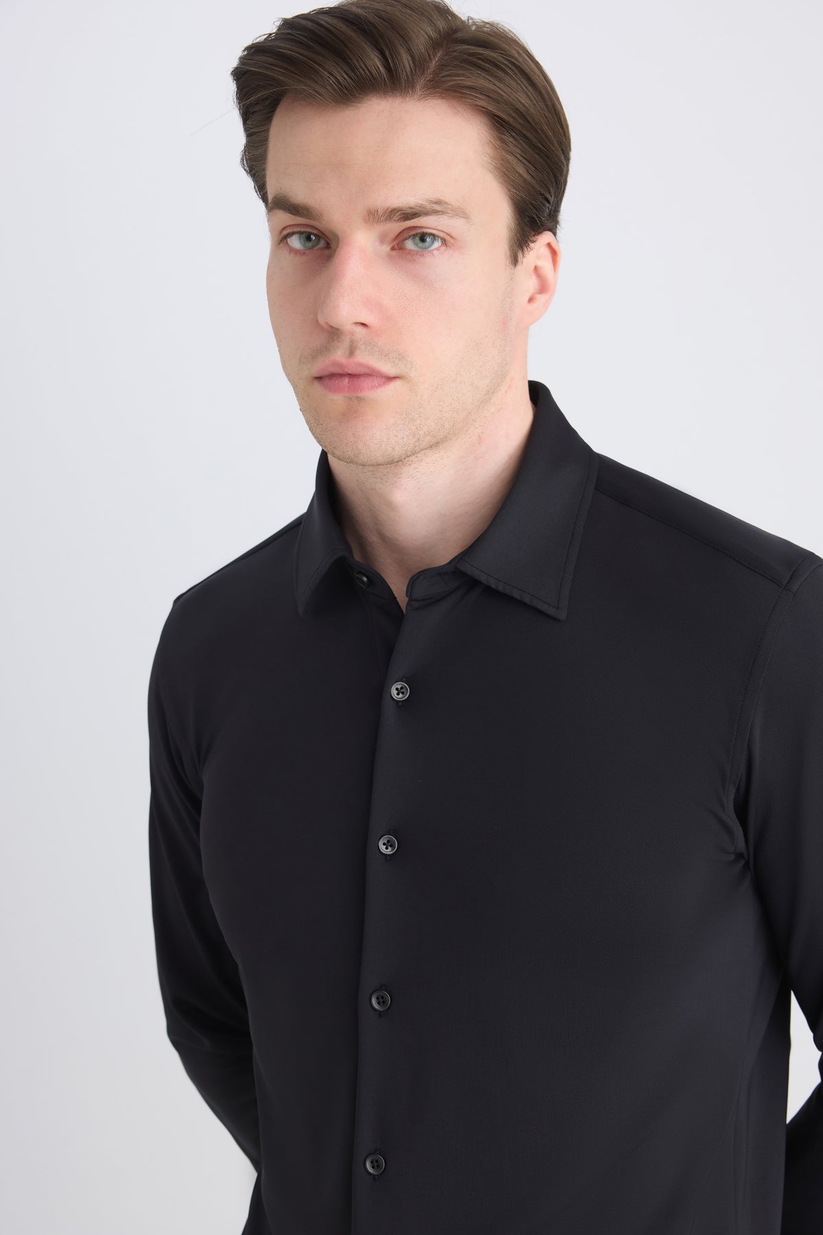 CAMASA SLIM FIT TWN  - Negru