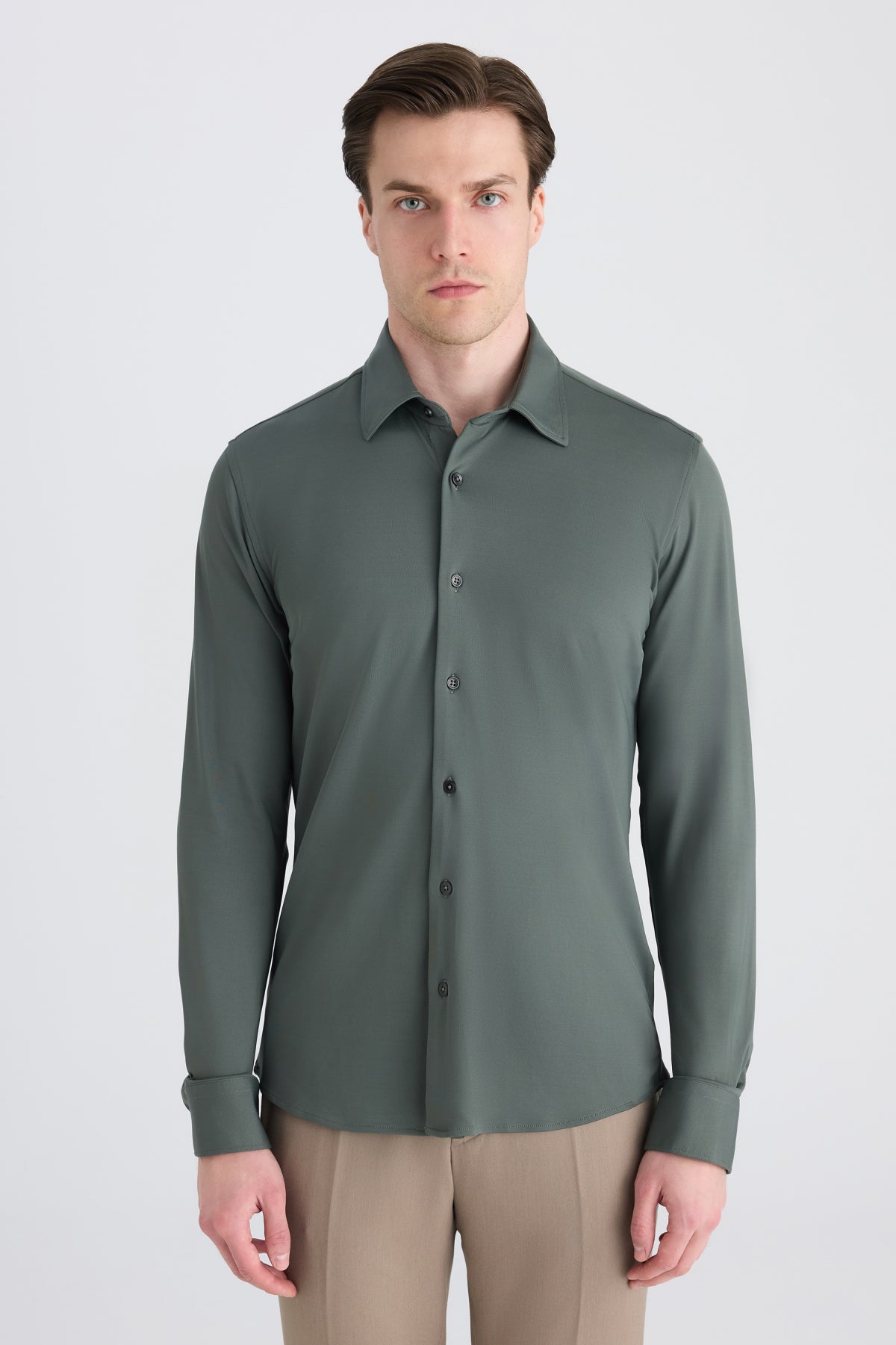 CAMASA SLIM FIT TWN  - Kaki