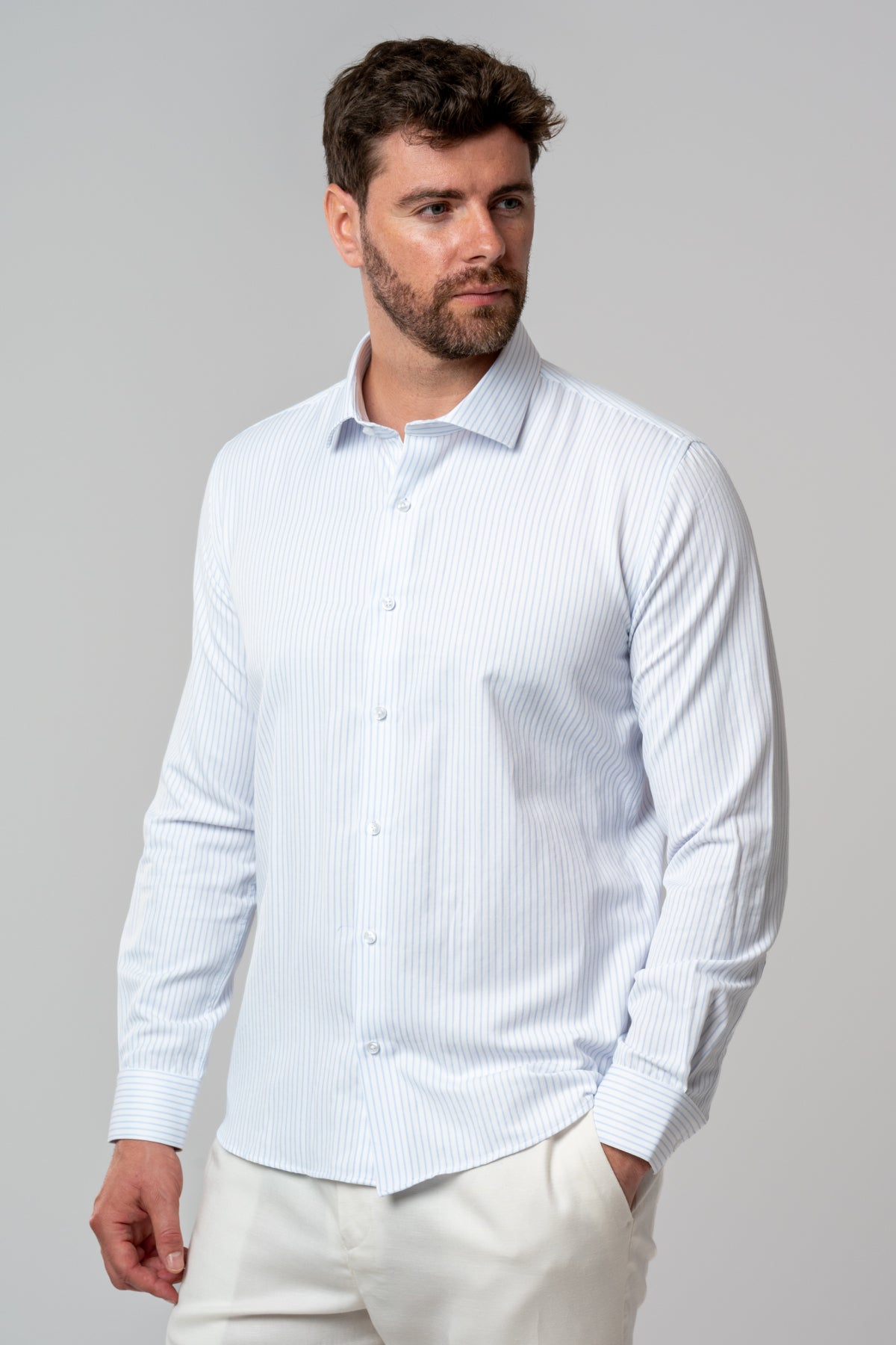 CAMASA SLIM FIT TWN  - Bleu