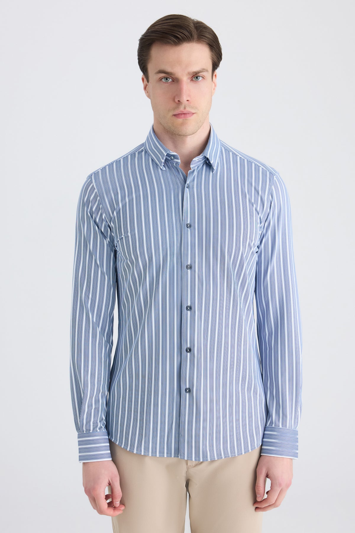 CAMASA SLIM FIT TWN  - Bleumarin