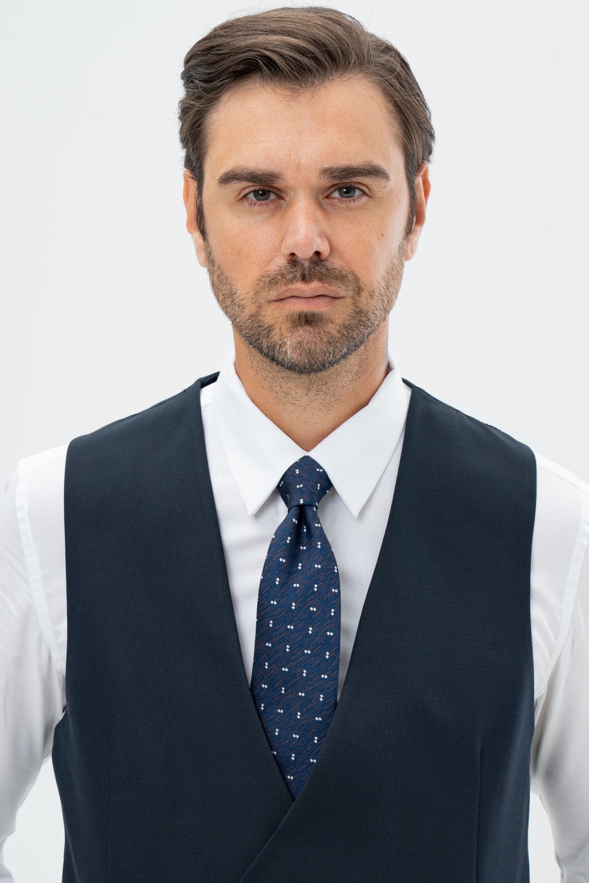 COSTUM CU VESTA SLIM FIT TWN  - Bleumarin