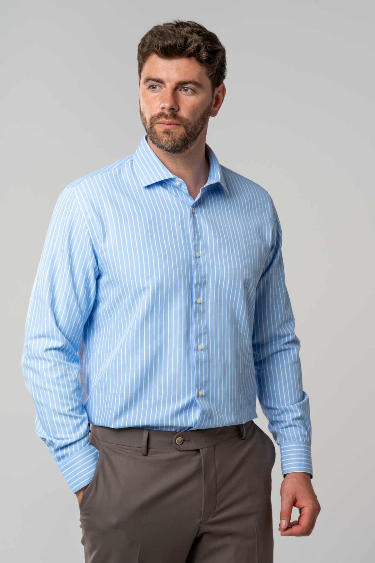 CAMASA SLIM FIT TWN  - Bleu