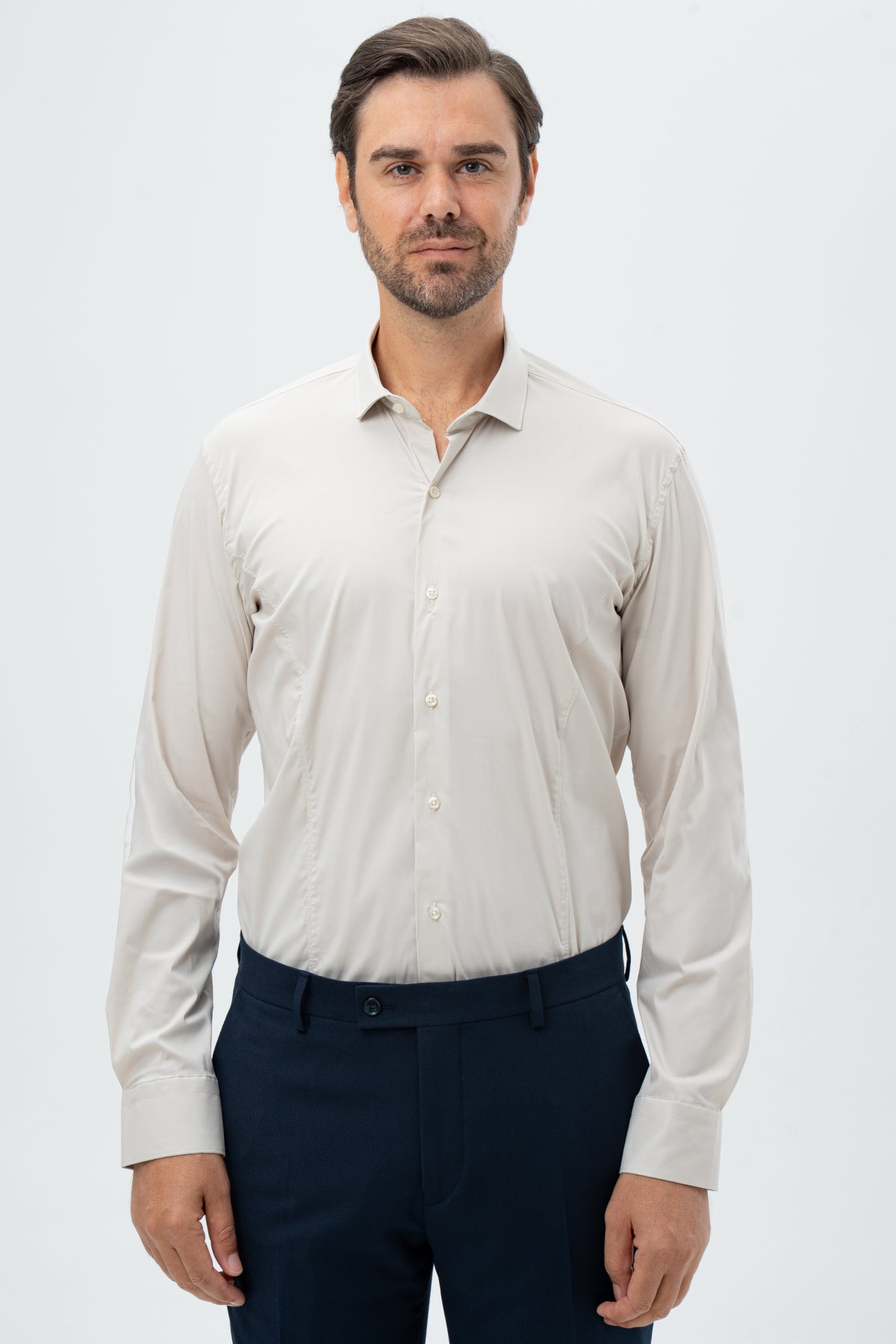 CAMASA SLIM FIT TWN  - Bej