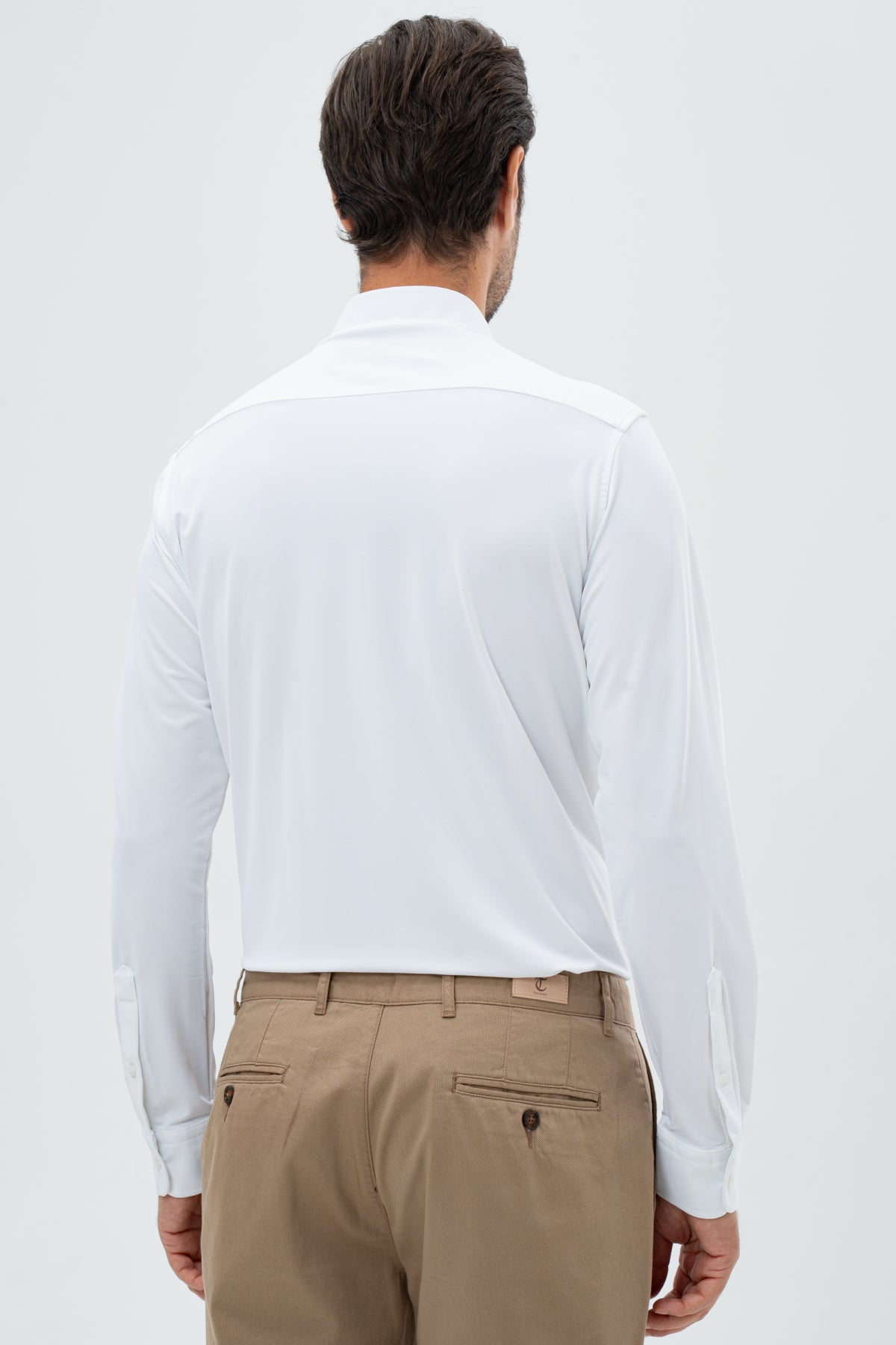 CAMASA SLIM FIT TWN  - Alb