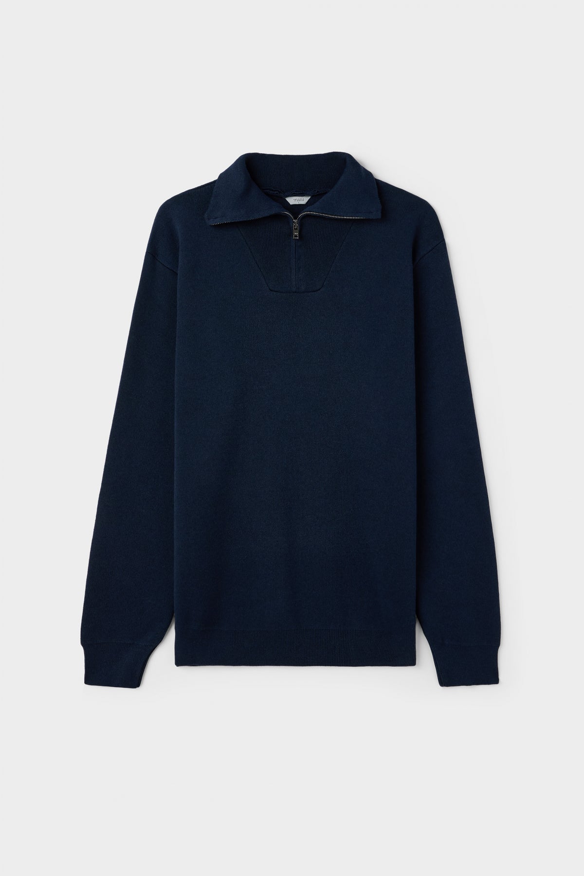 PULOVER SLIM FIT TWN  - Bleumarin