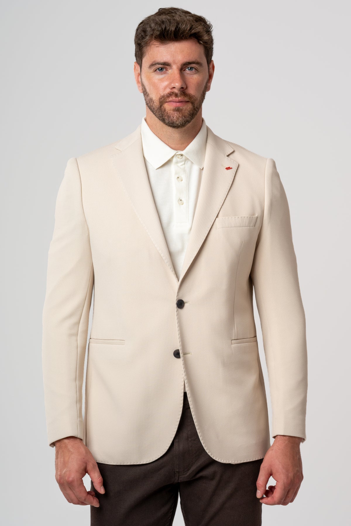 SACOU SLIM FIT TWN  - Bej