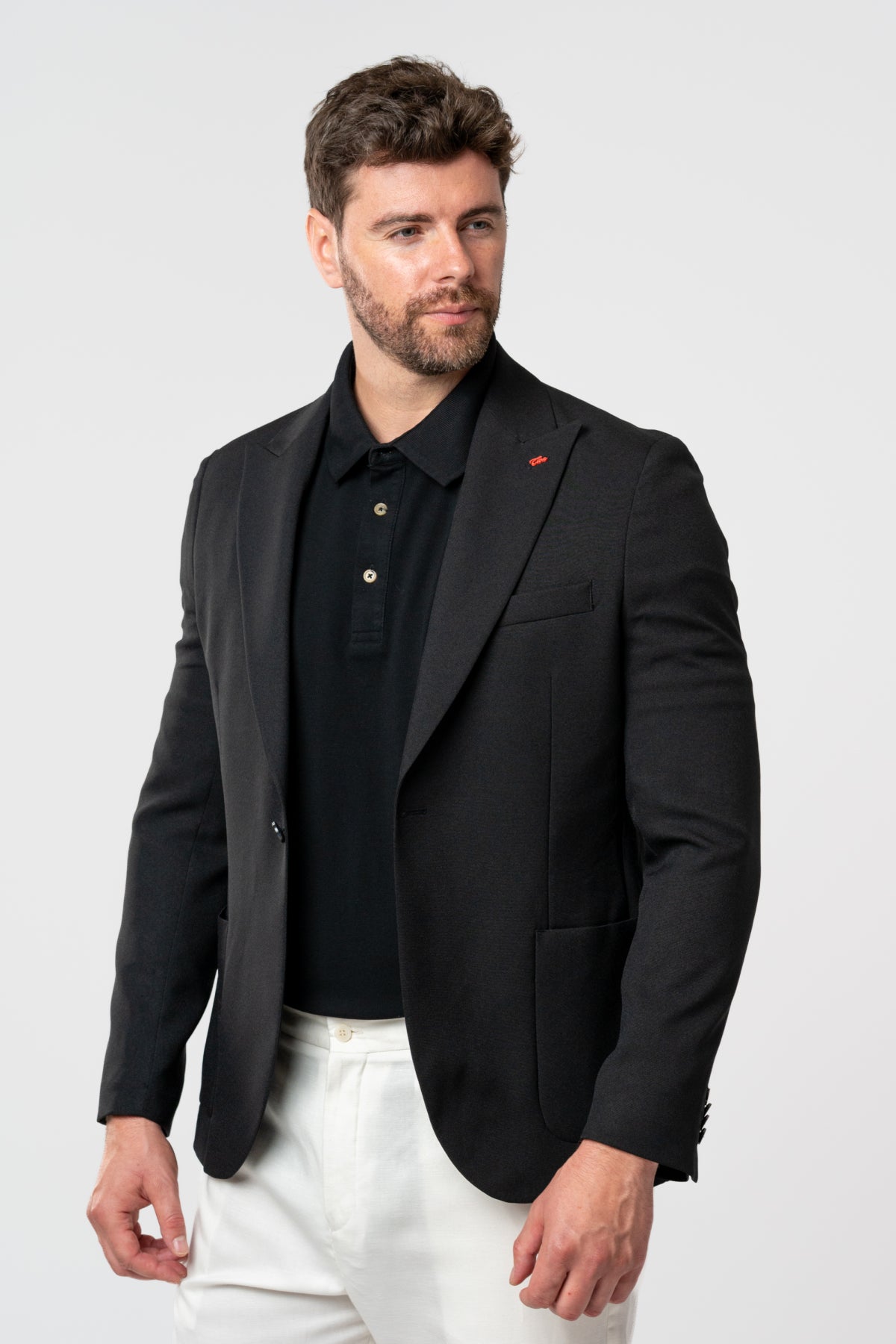 SACOU SLIM FIT TWN  - Negru