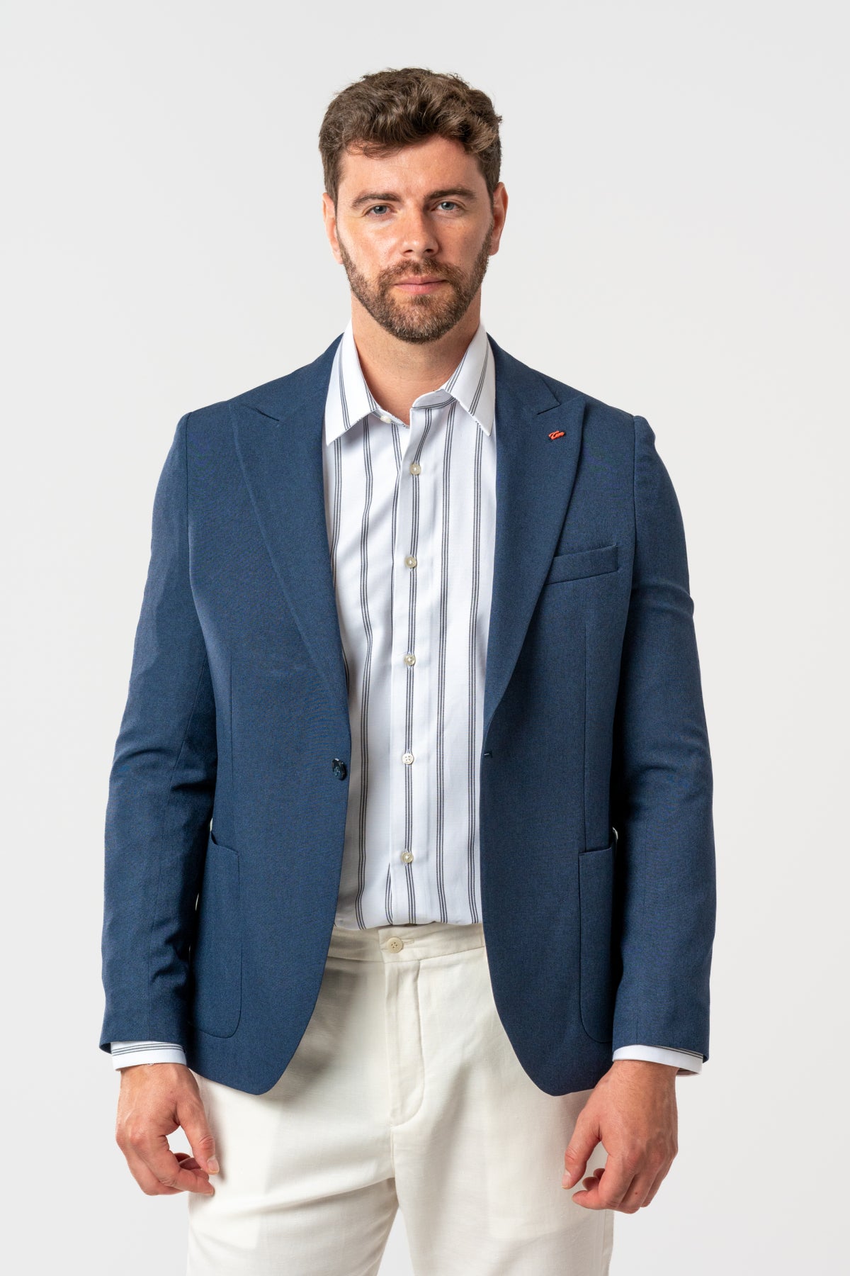 SACOU SLIM FIT TWN  - Bleumarin