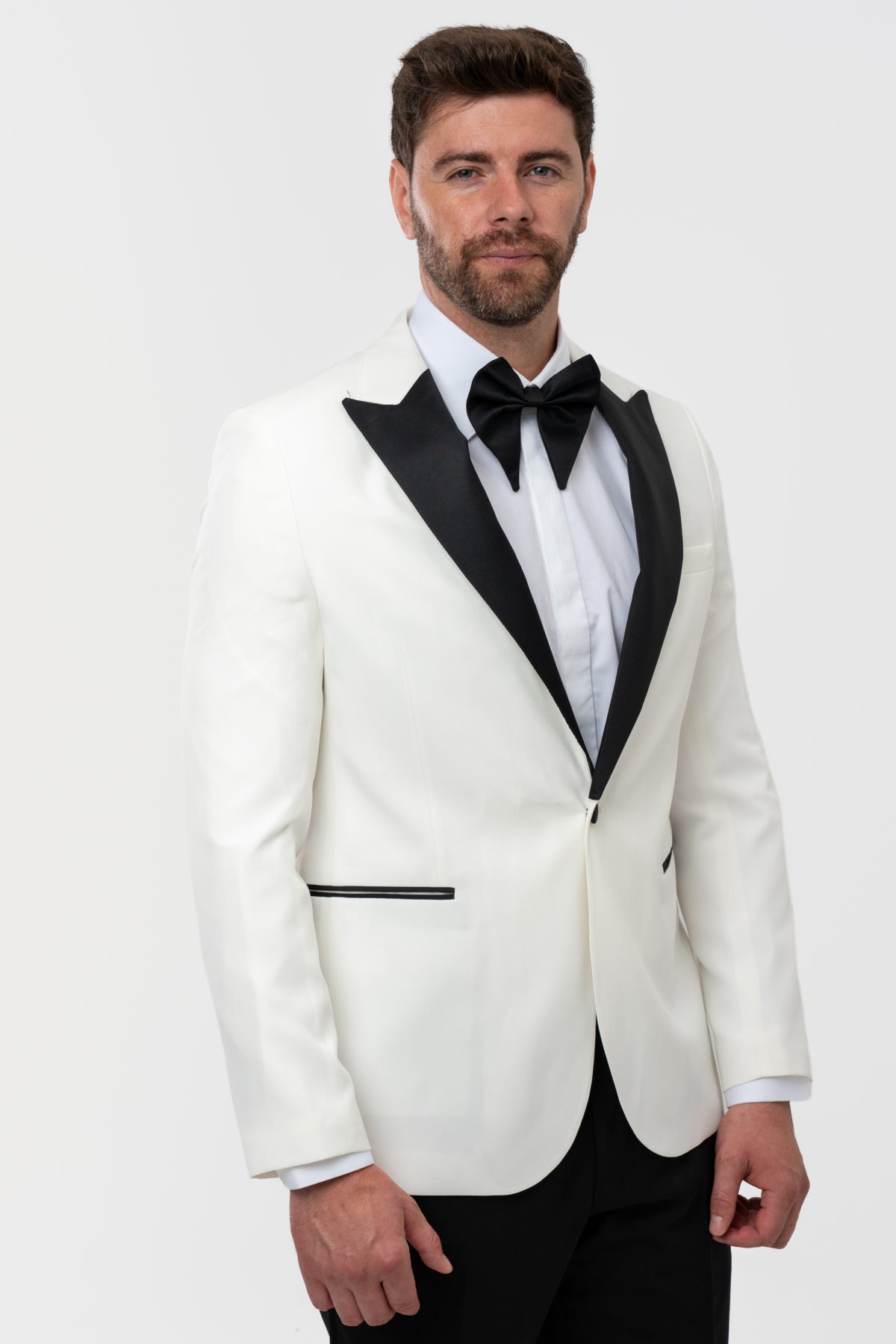 COSTUM CEREMONIE SLIM FIT TWN  - Alb