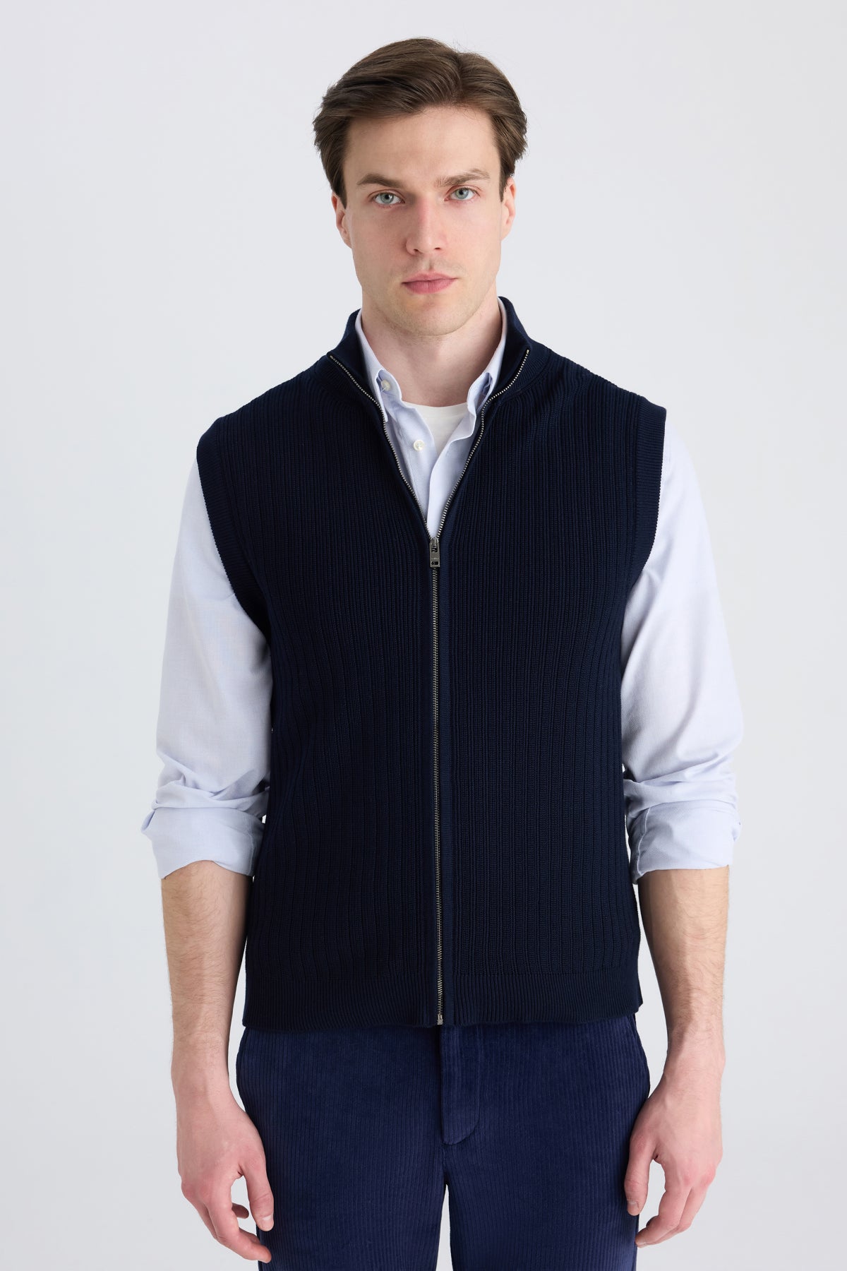 VESTA SLIM FIT TWN  - Bleumarin