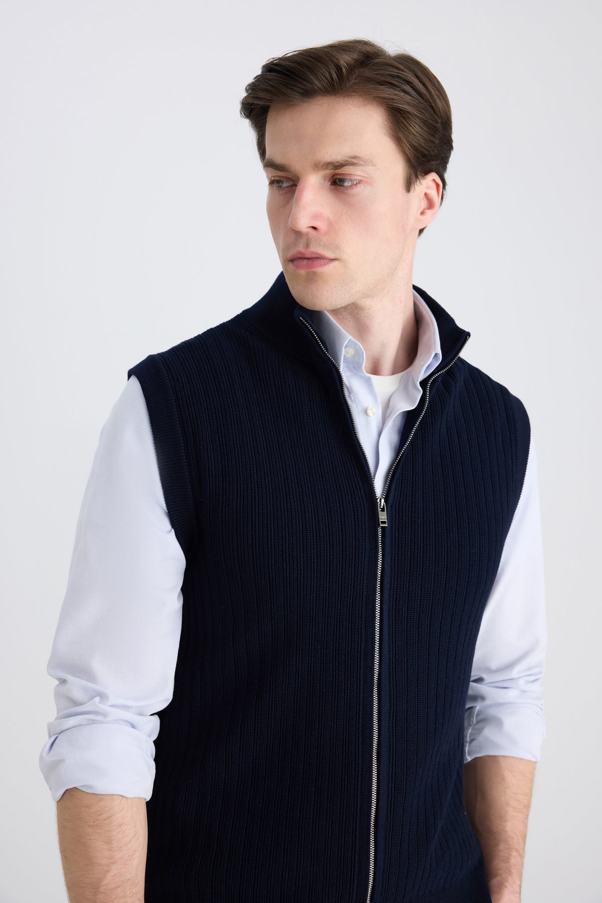 VESTA SLIM FIT TWN  - Bleumarin