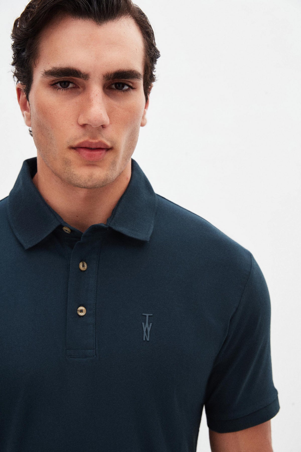 TRICOU SLIM FIT TWN  - Turcoaz