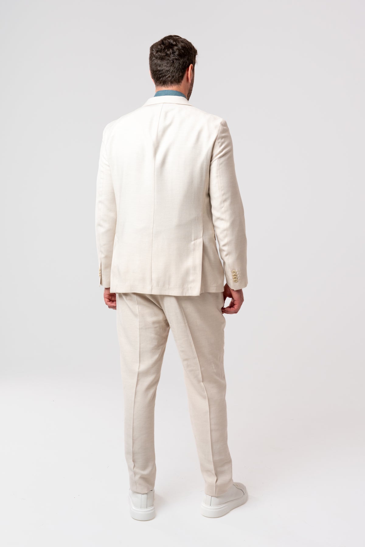 COSTUM SLIM FIT TWN  - Bej