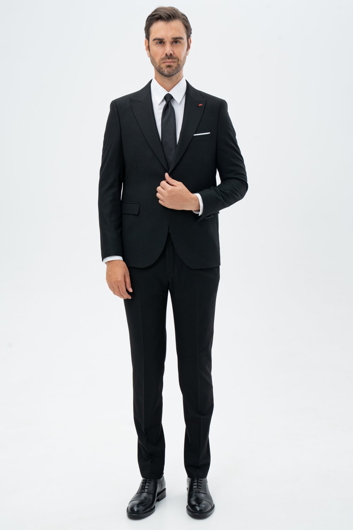 COSTUM SLIM FIT TWN  - Negru