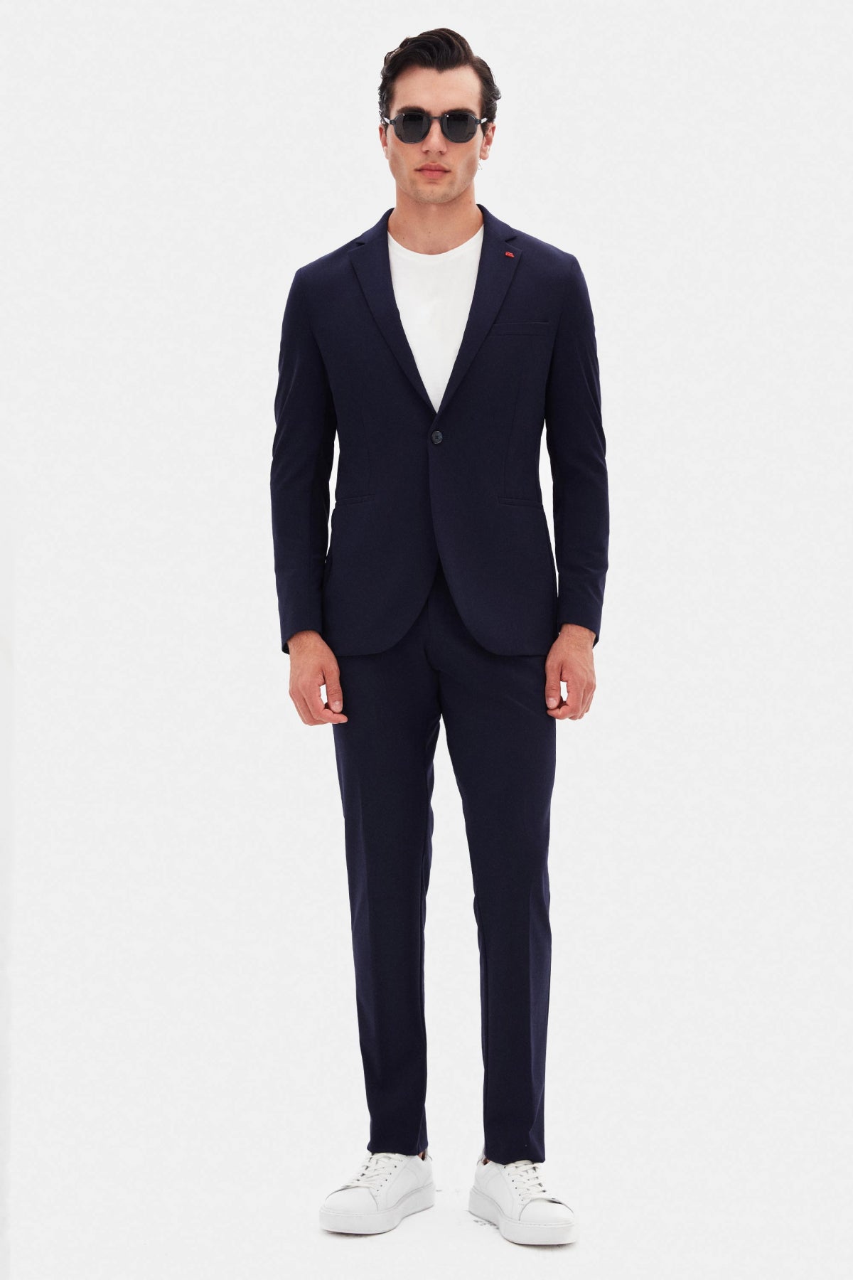 COSTUM CASUAL SLIM FIT TWN  - Bleumarin