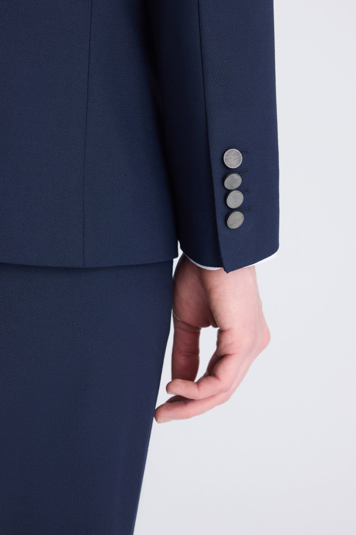 COSTUM SLIM FIT TWN  - Bleumarin